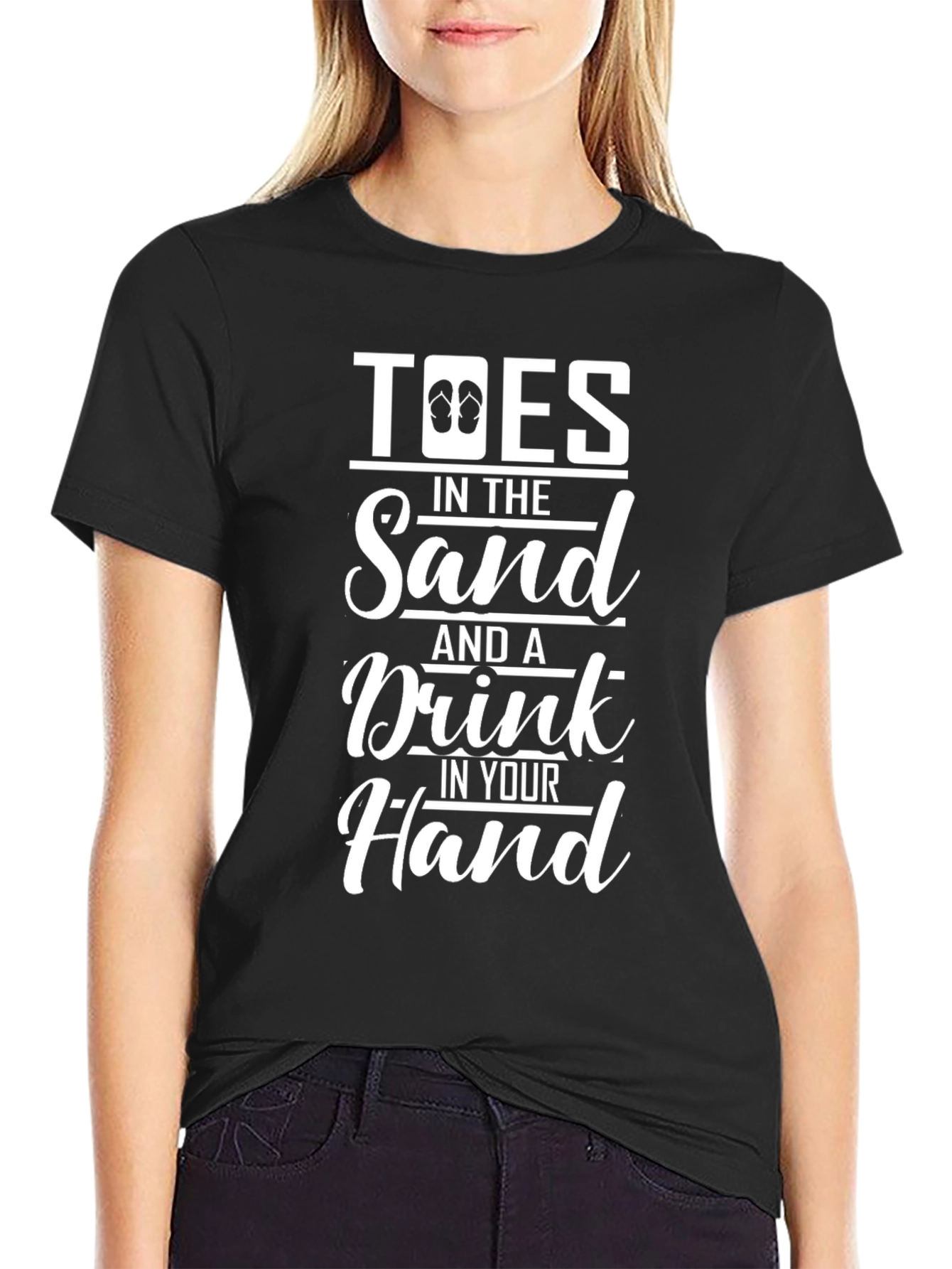 Toes in the Sand Graphic Tee
