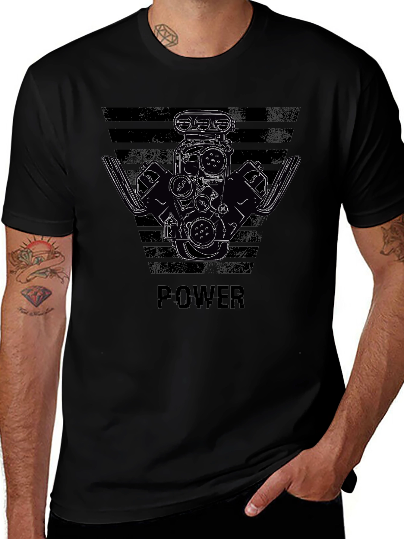Power Engine Graphic T-Shirt