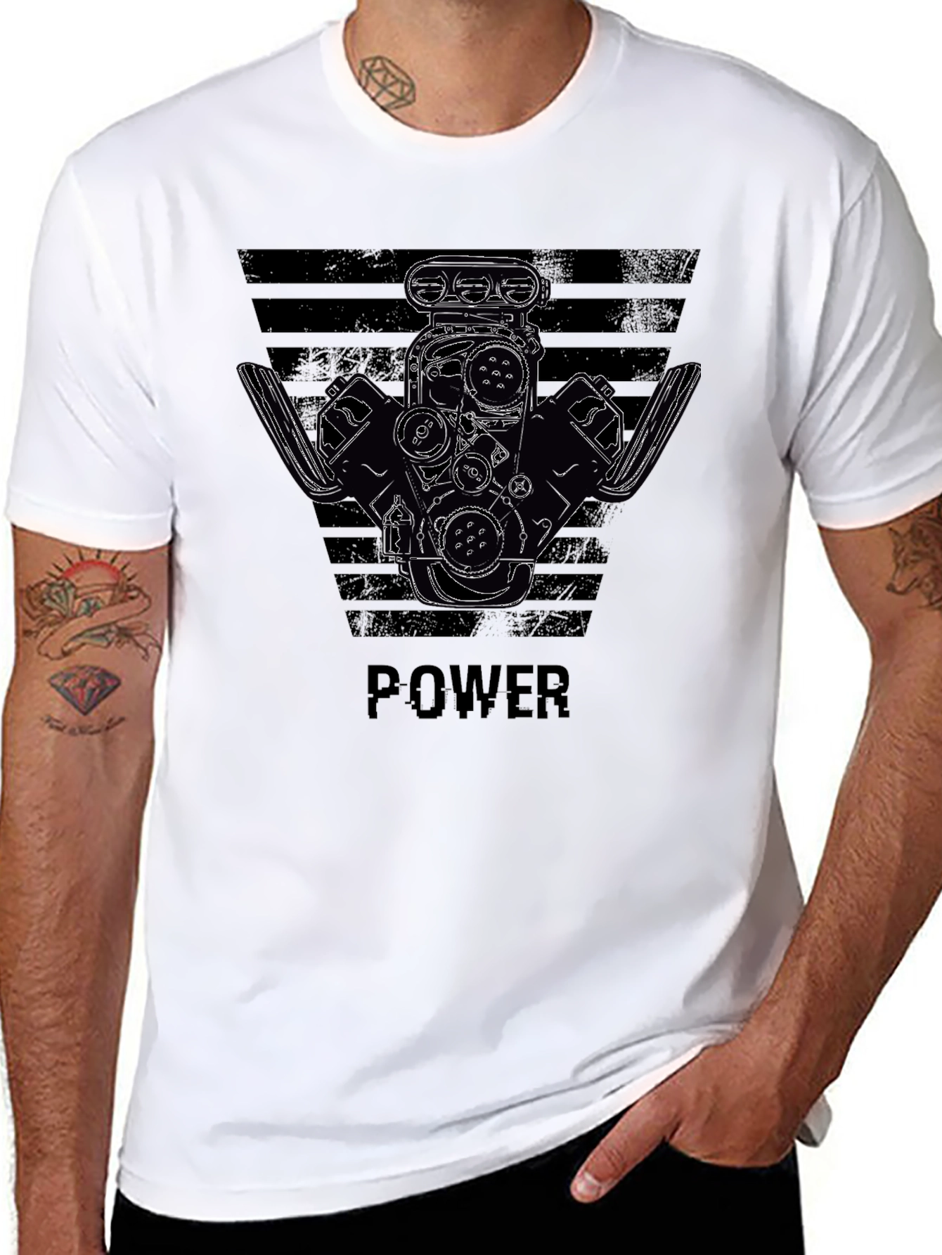 Power Engine Graphic T-Shirt