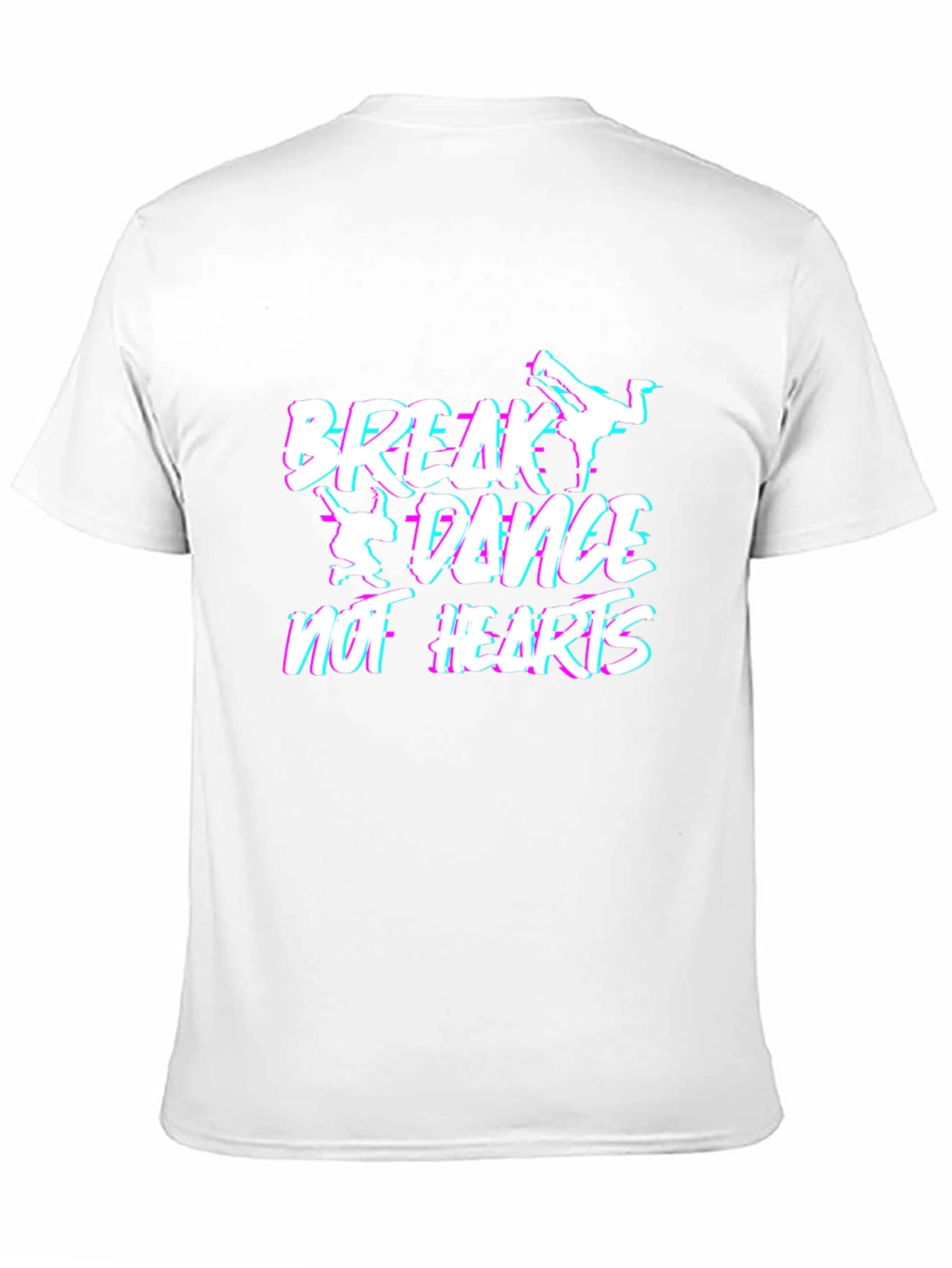Break Dance Not Hearts Graphic T-Shirt