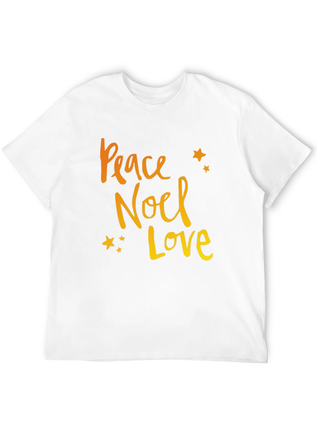 Peace Noel Love Black Graphic Tee