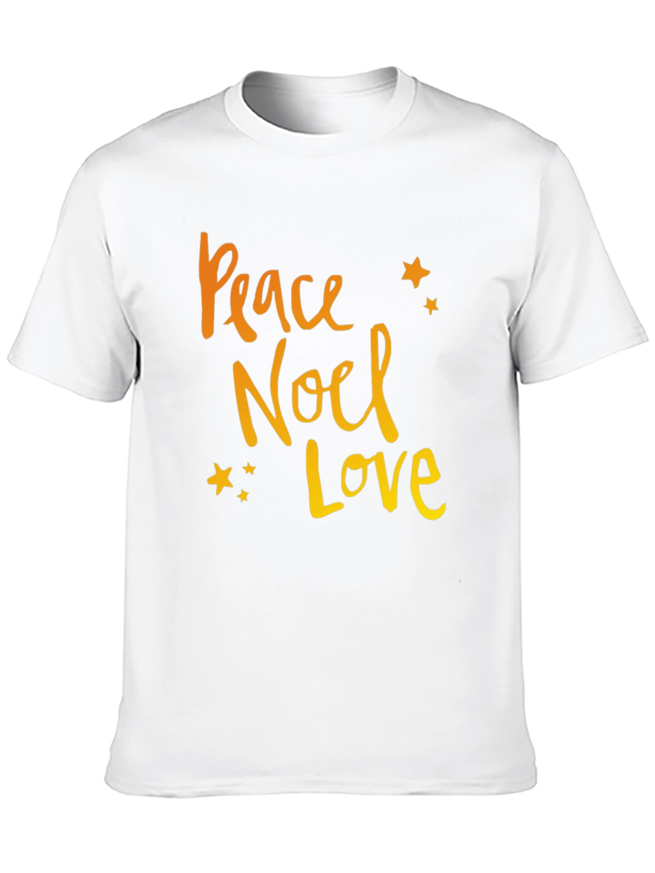 Peace Noel Love Black Graphic Tee