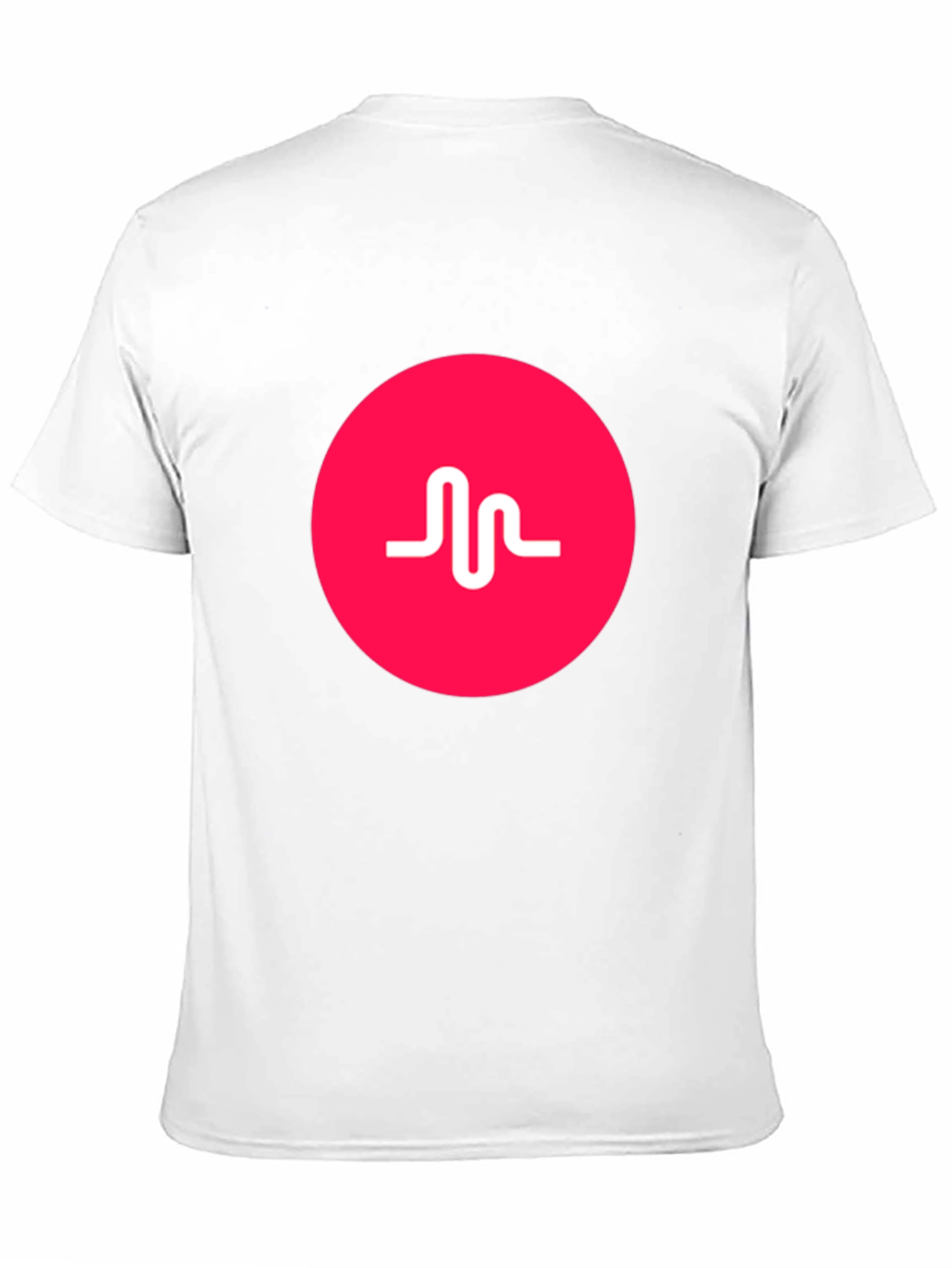Black T-Shirt with Pink Musical.ly Logo