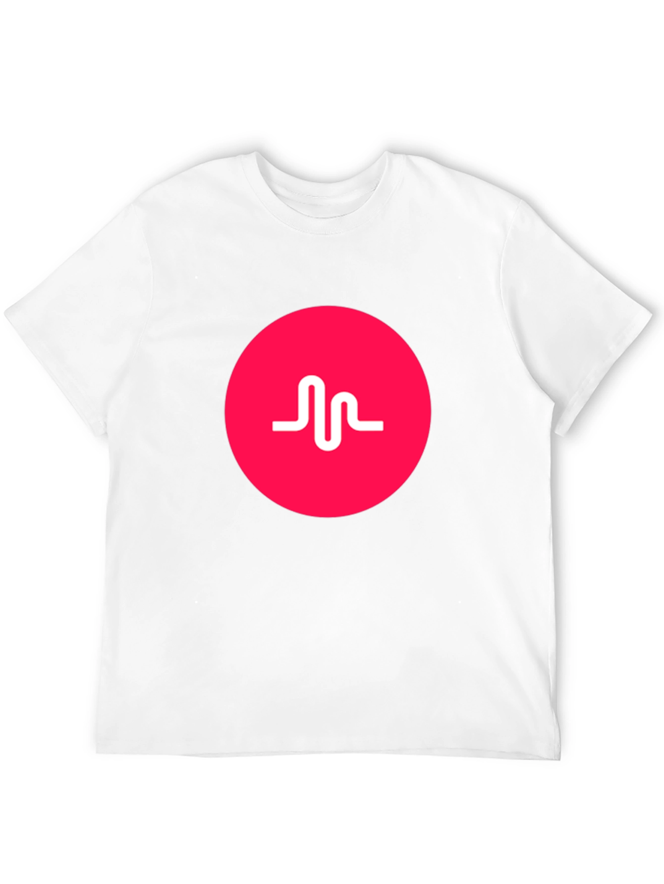Black T-Shirt with Pink Musical.ly Logo