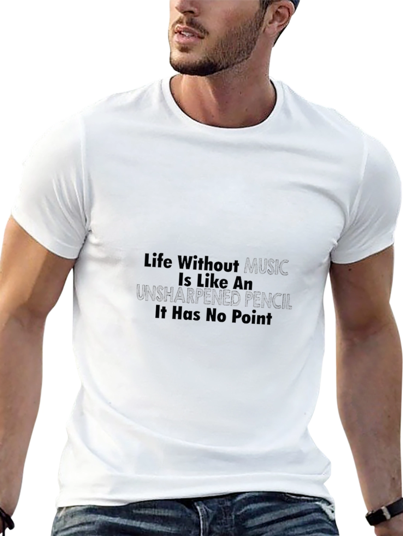 Music Lover Tee - Life Without Music T-Shirt