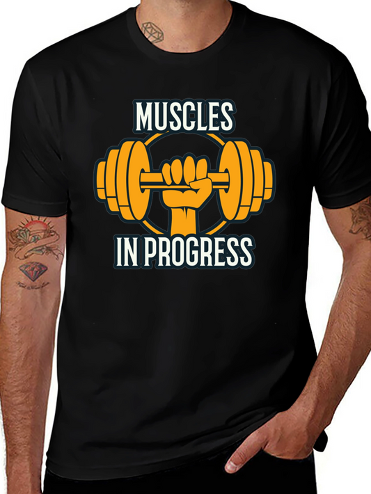 Muscles In Progress Graphic T-Shirt