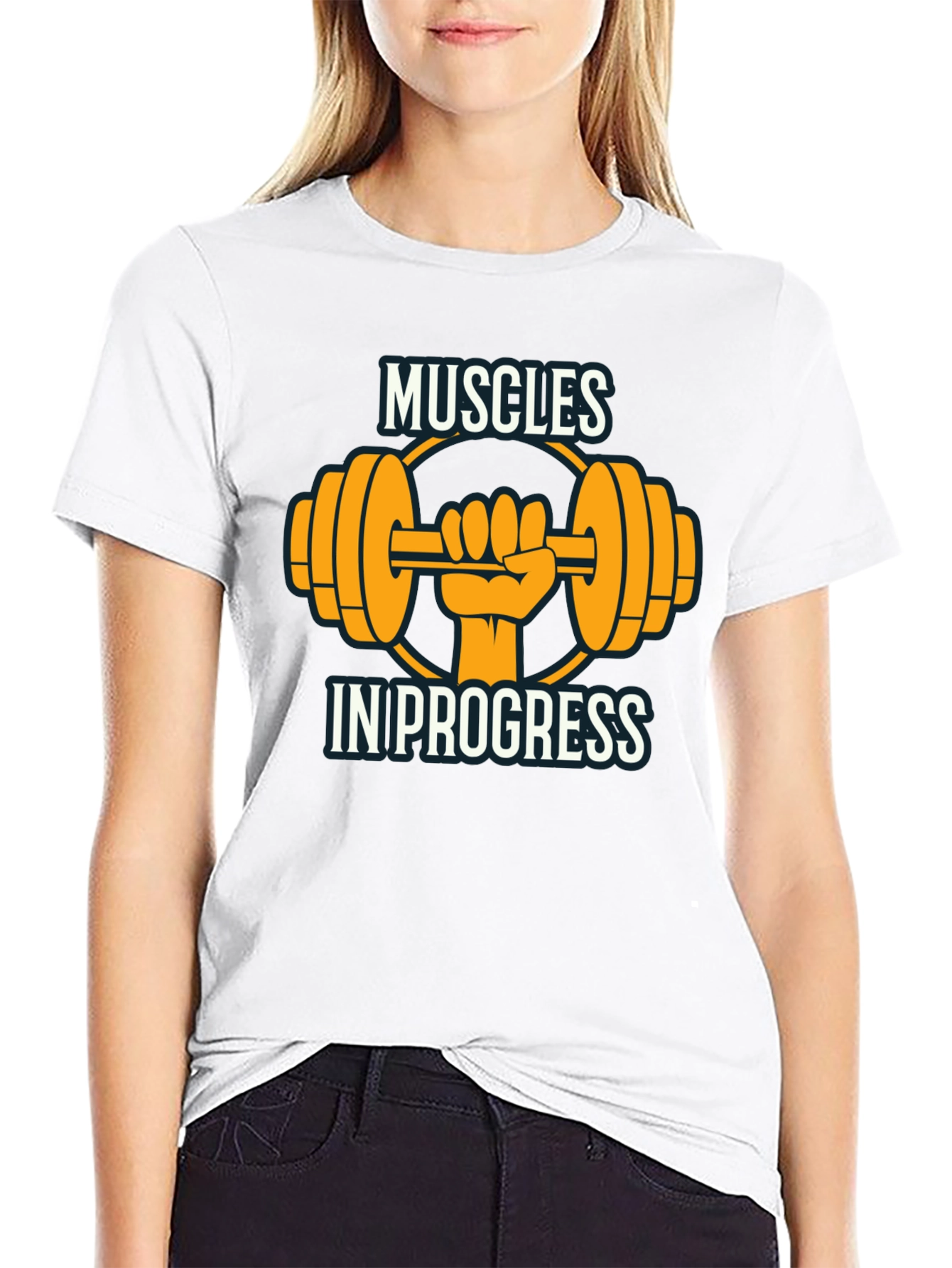 Muscles In Progress Graphic T-Shirt