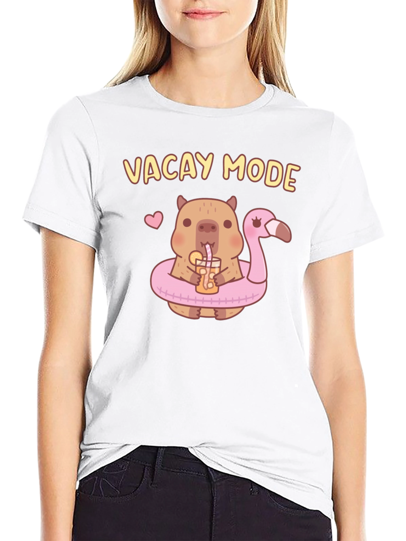 Vacay Mode Capybara T-Shirt