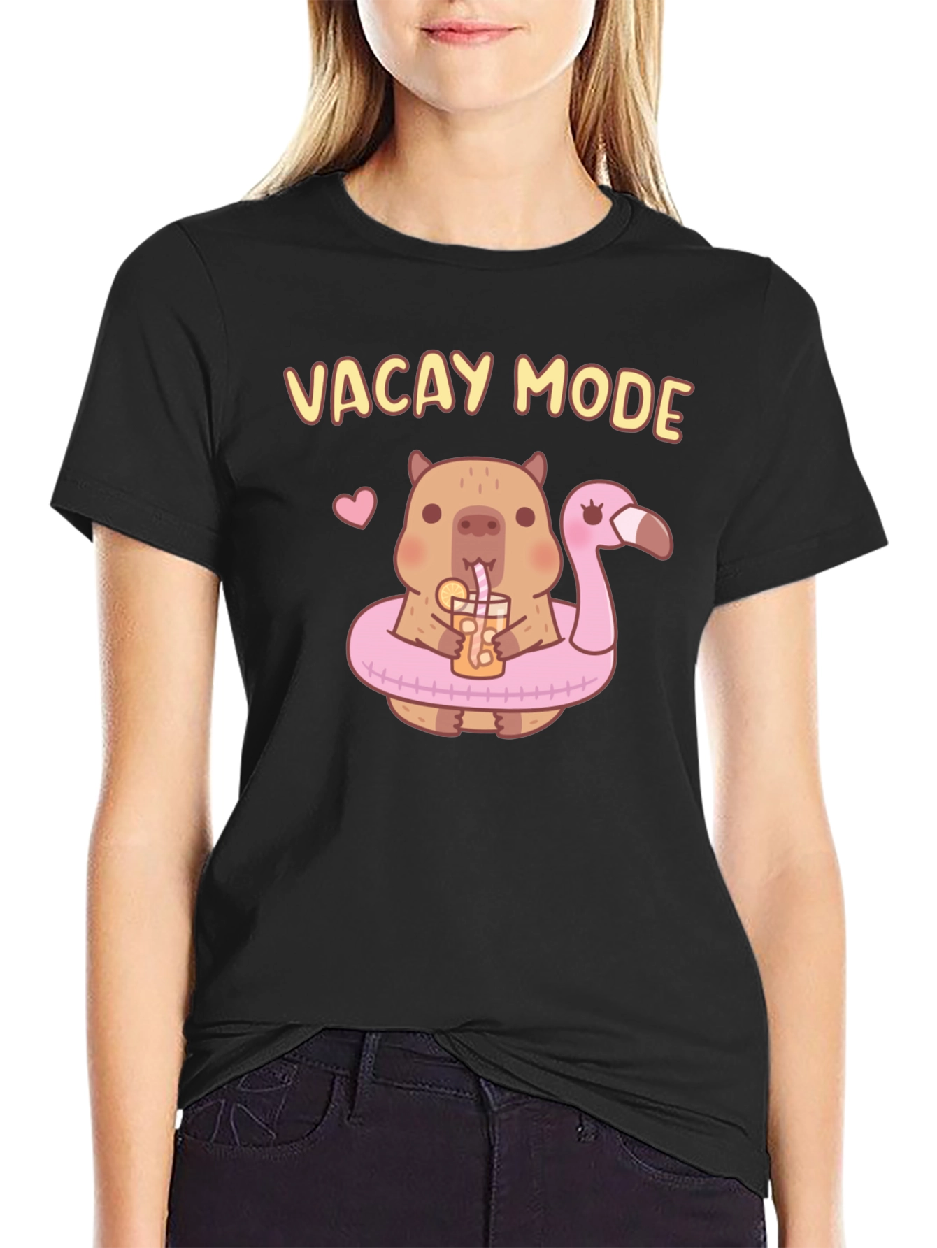 Vacay Mode Capybara T-Shirt