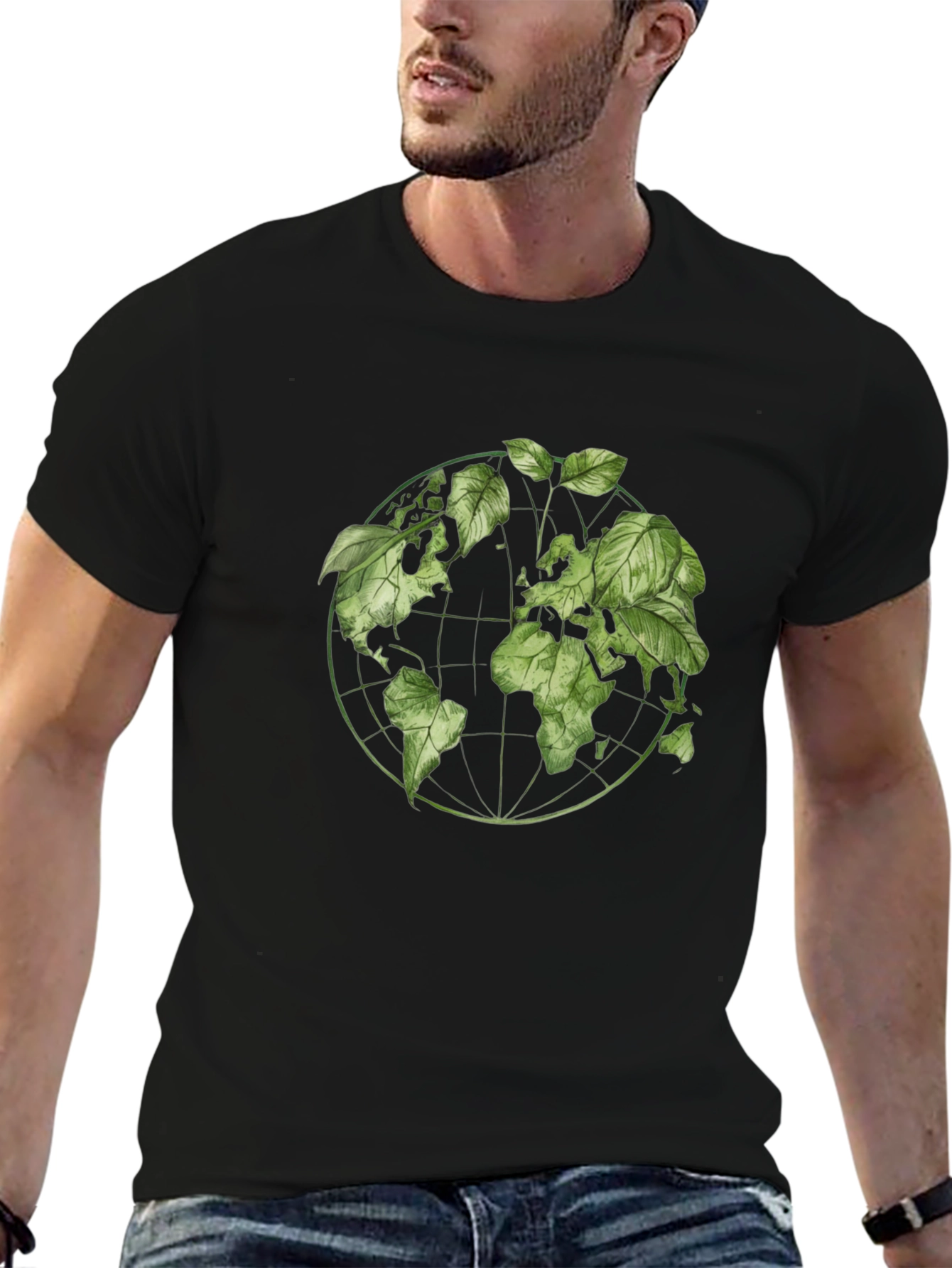 Eco Earth Tee - Leaf Design