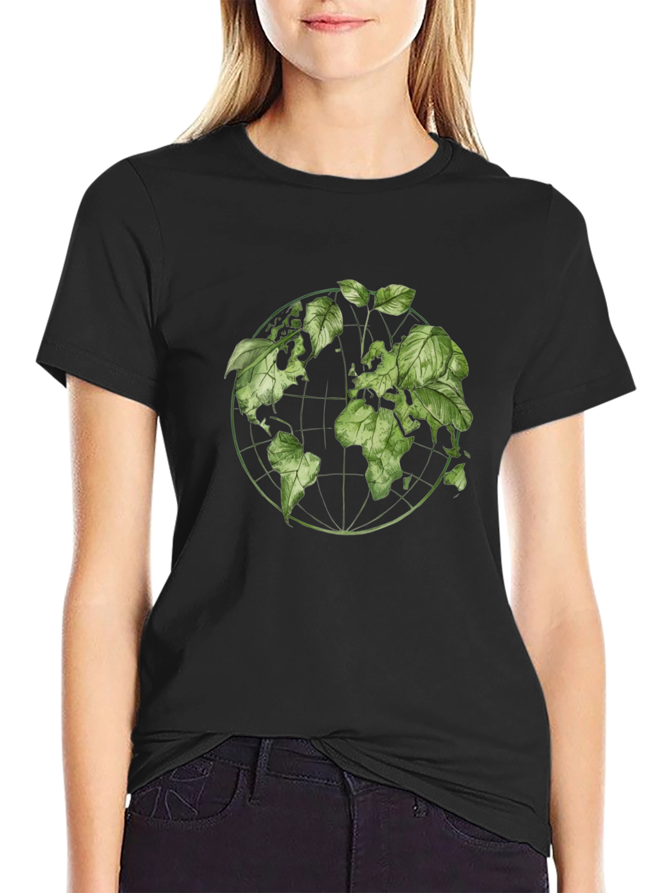 Eco Earth Tee - Leaf Design