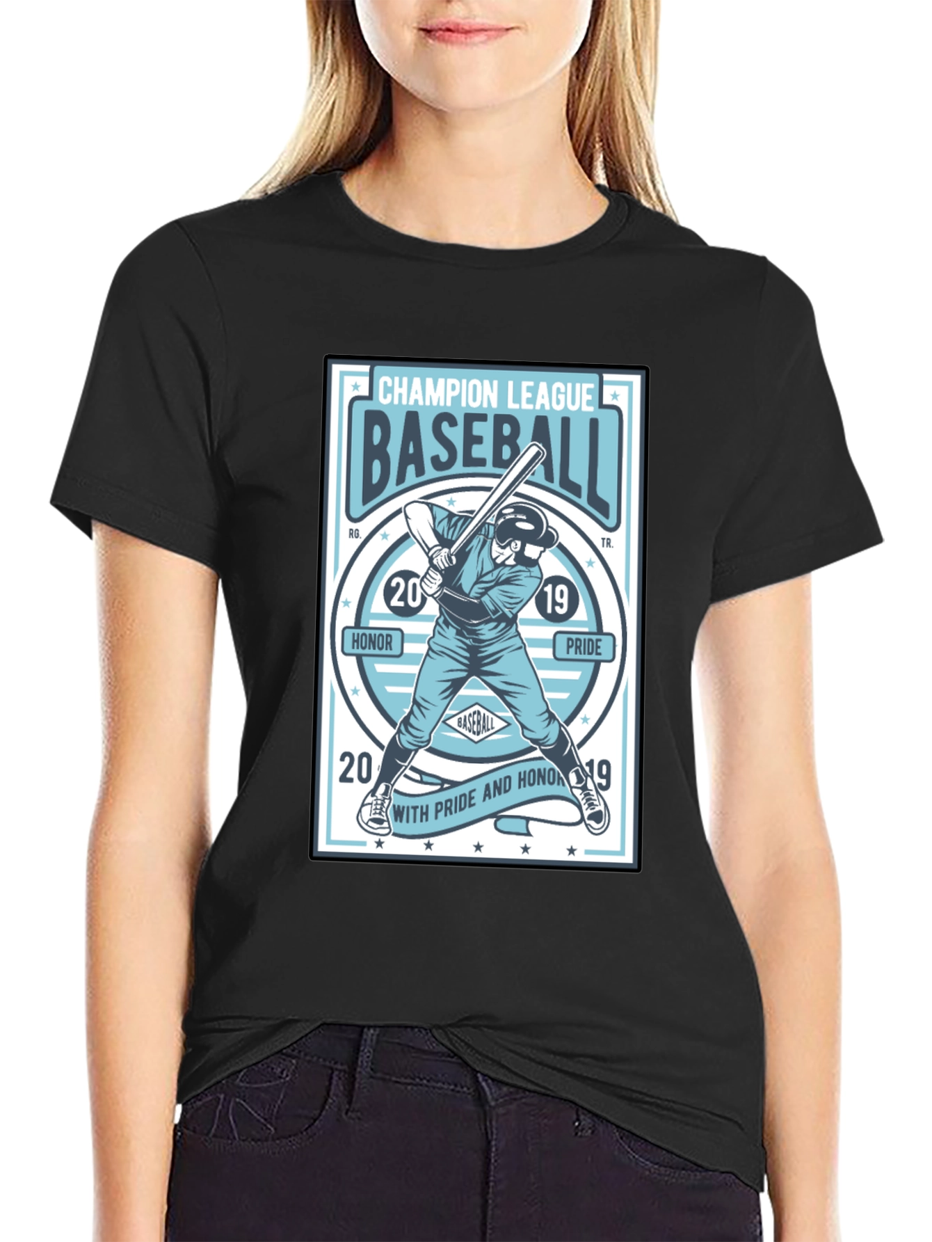 Baseball Champion League Graphic Tee