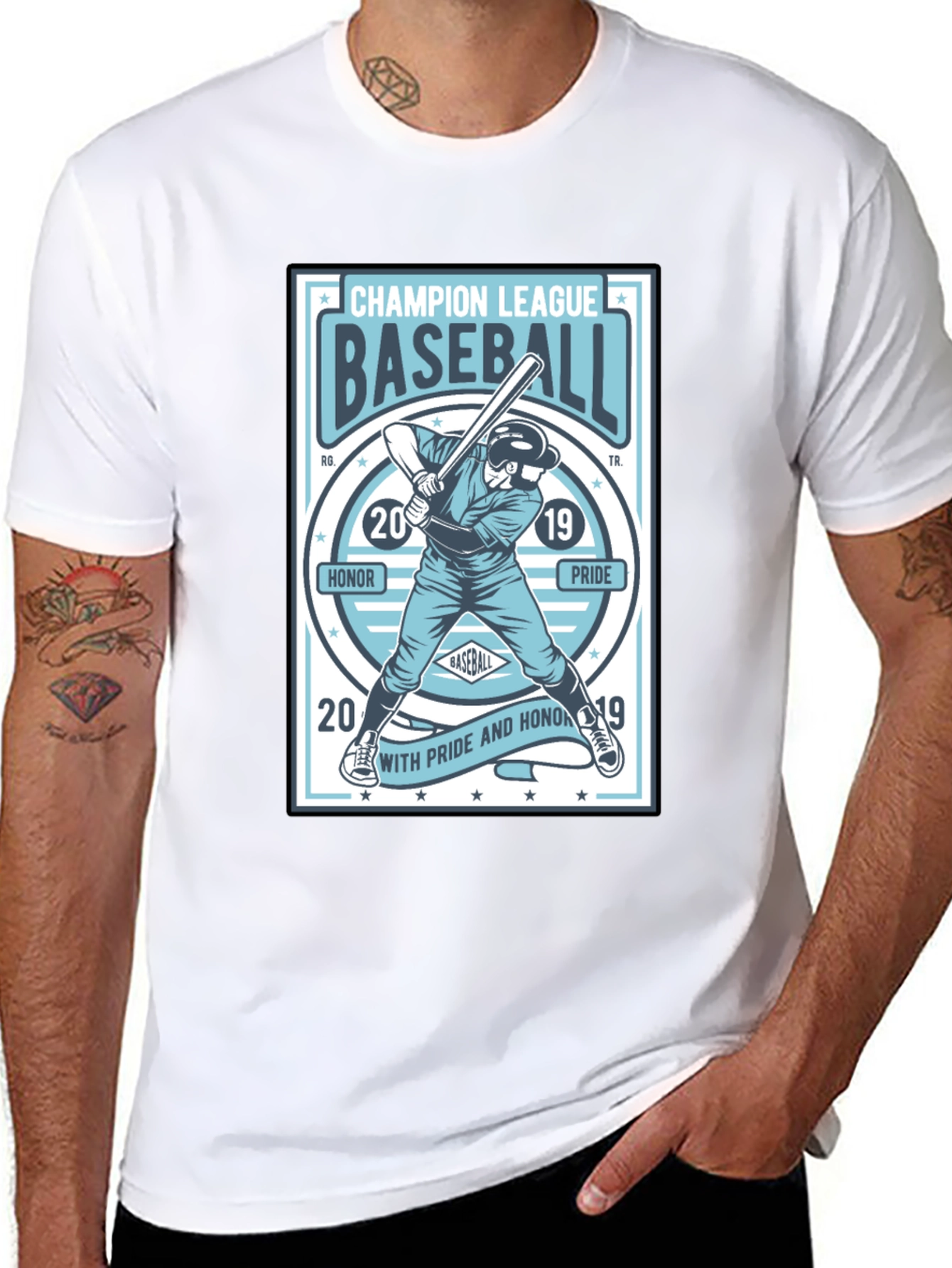 Baseball Champion League Graphic Tee