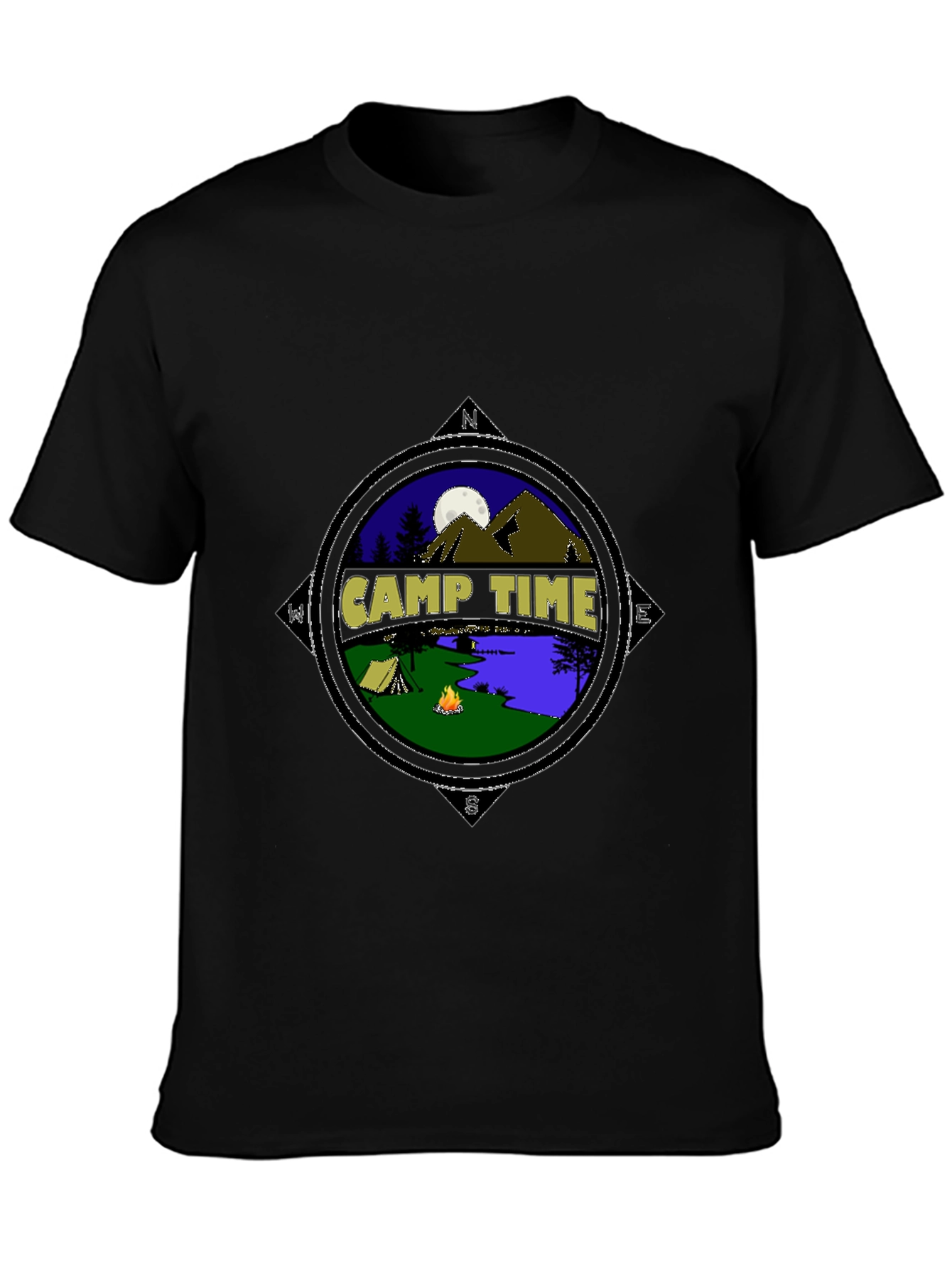 Camp Time Graphic T-Shirt | Outdoor Adventure Tee