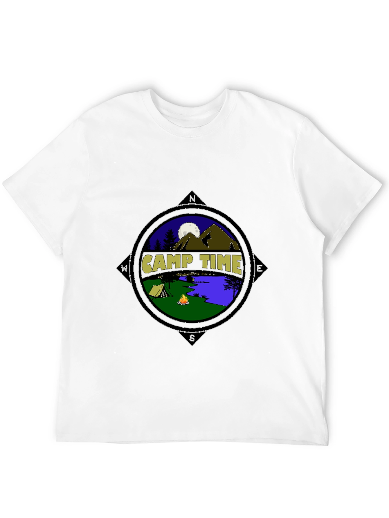Camp Time Graphic T-Shirt | Outdoor Adventure Tee