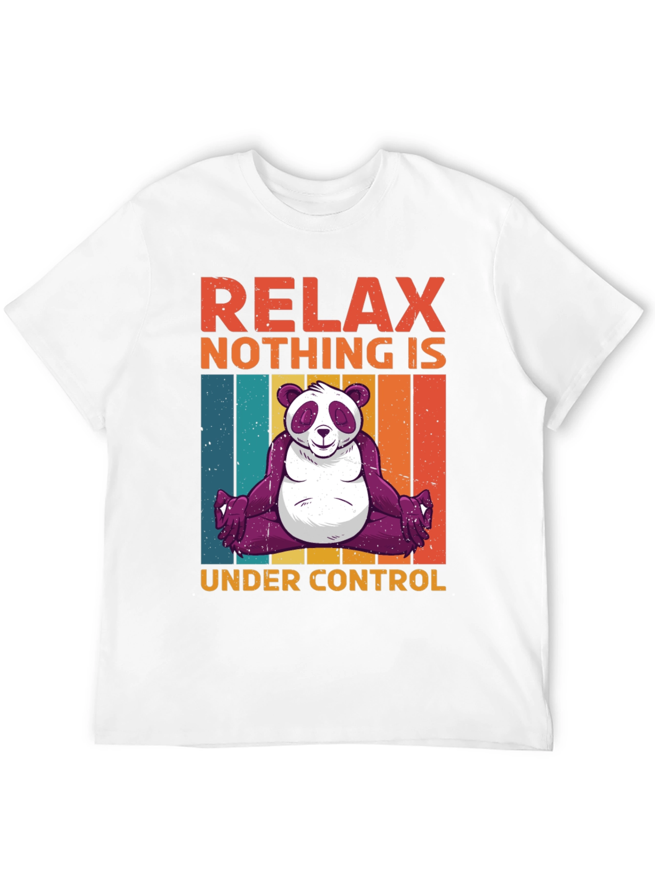 Relax Panda Graphic T-Shirt