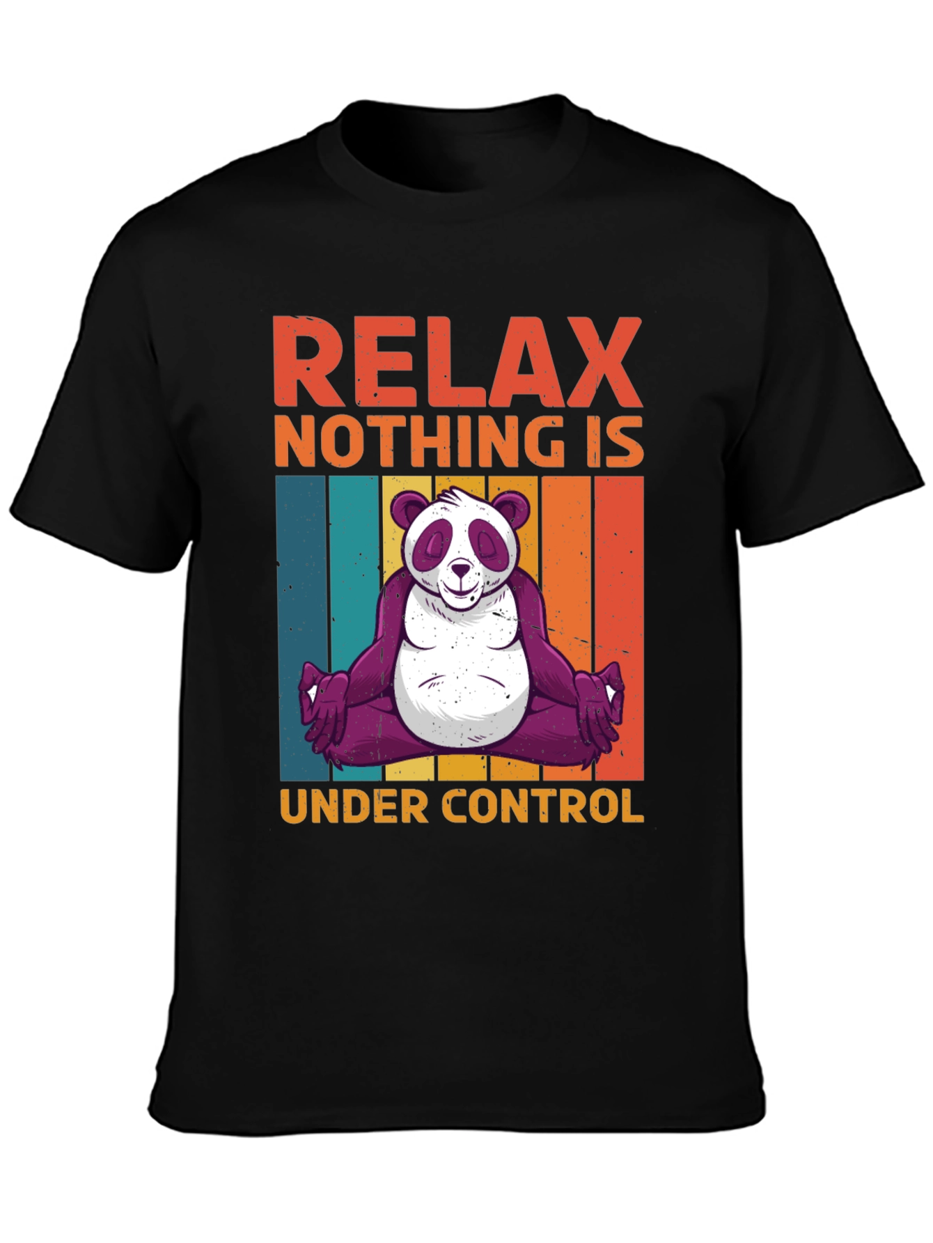 Relax Panda Graphic T-Shirt