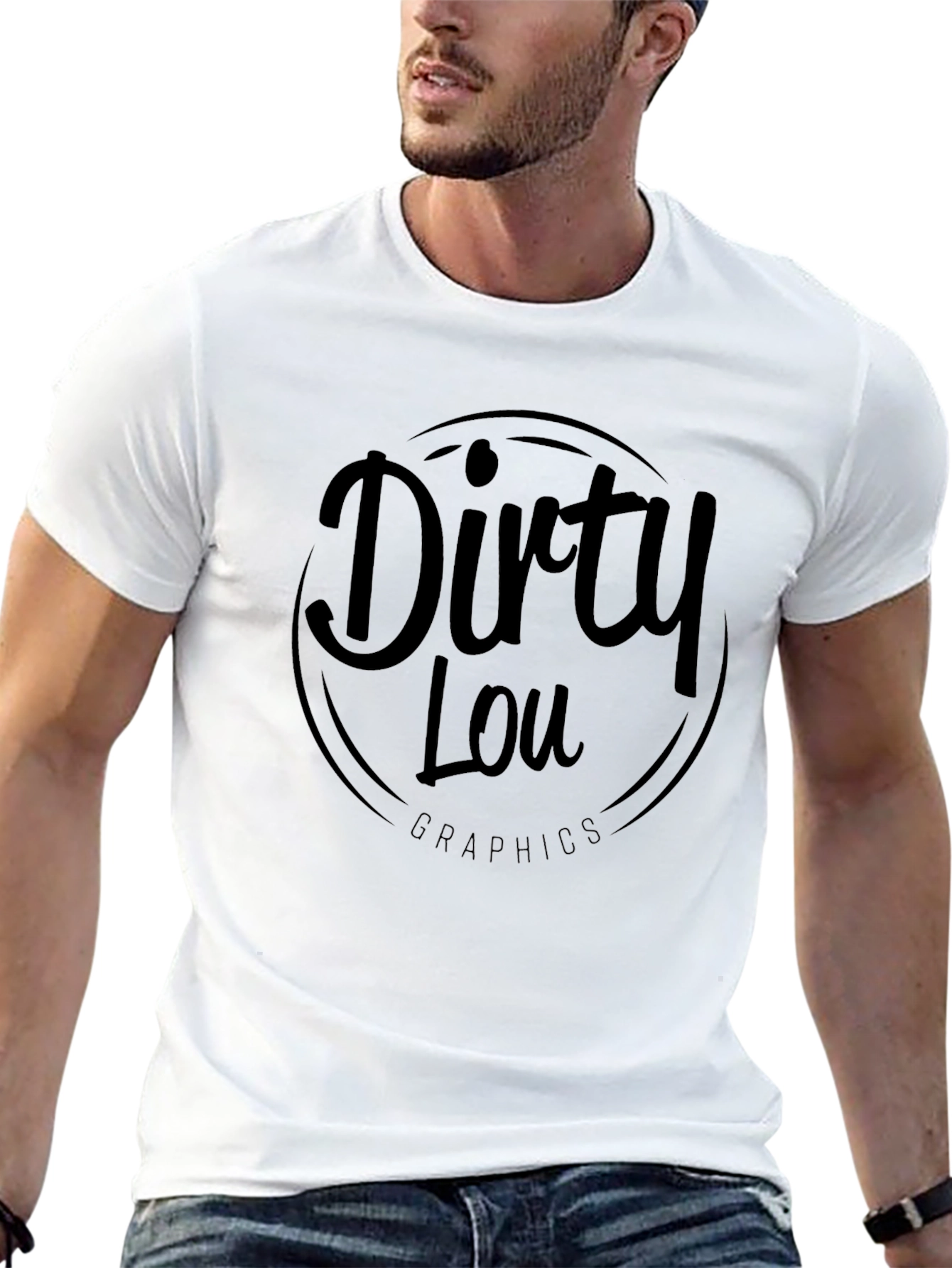 Dirty Lou Graphics Black T-Shirt