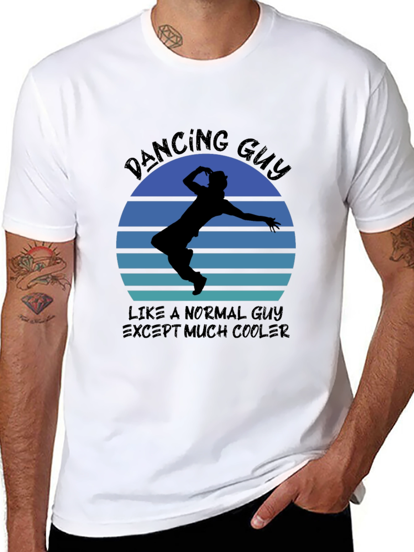 Dancing Guy Graphic Tee - Cool & Comfy Style