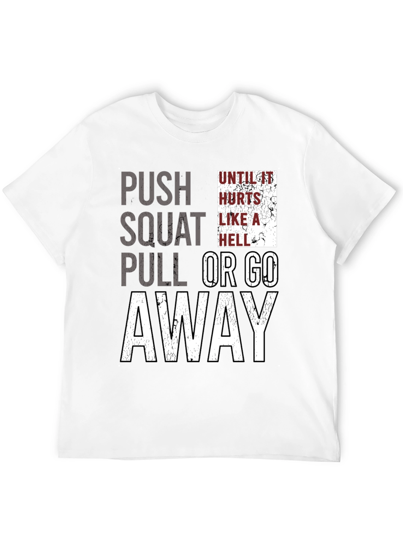 Push Squat Pull Workout Graphic Tee