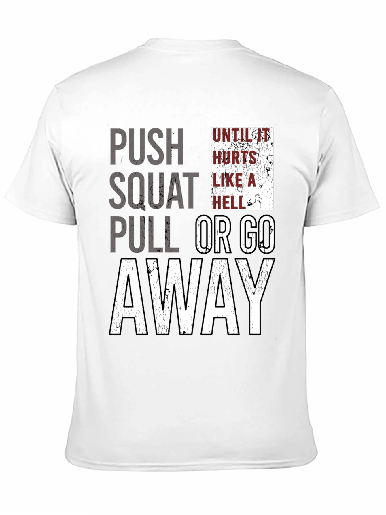 Push Squat Pull Workout Graphic Tee