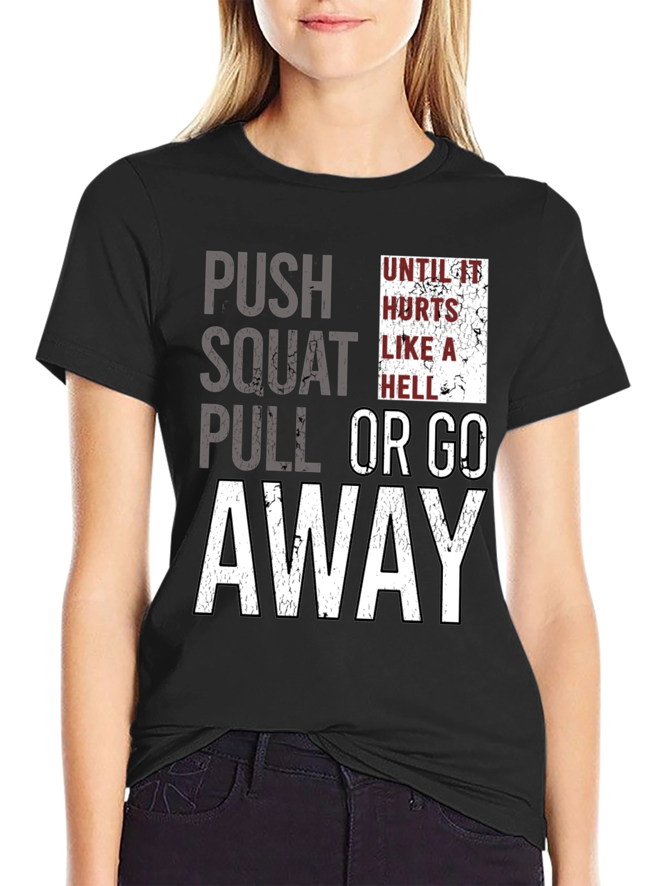 Push Squat Pull Workout Graphic Tee