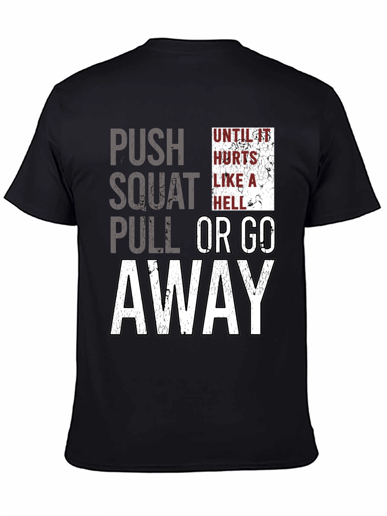 Push Squat Pull Workout Graphic Tee