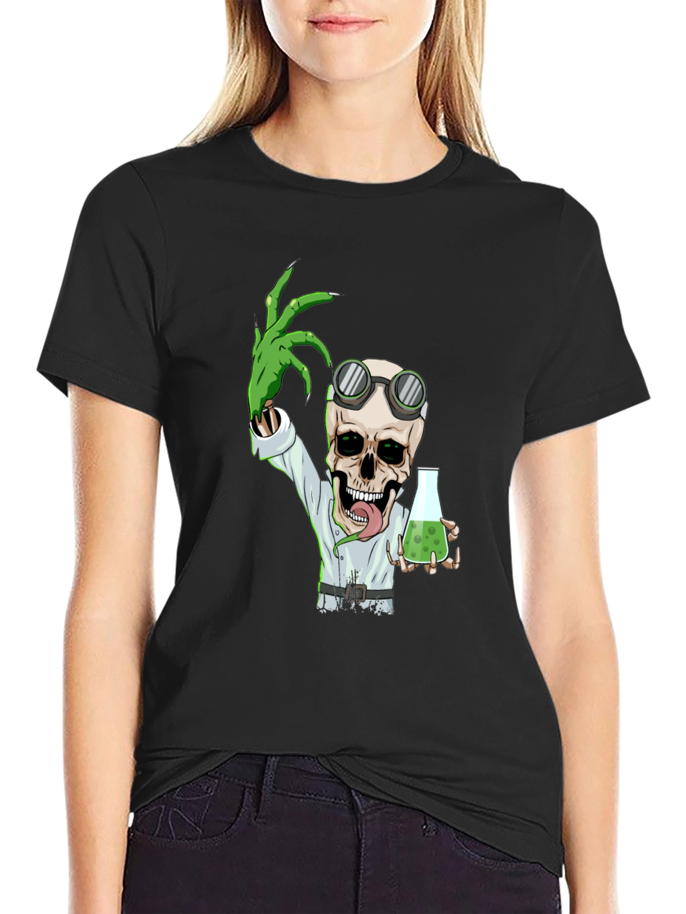 Mad Scientist Skeleton T-Shirt