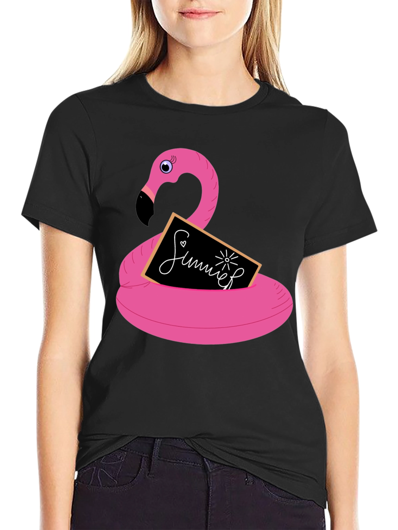 Summer Flamingo Graphic Tee