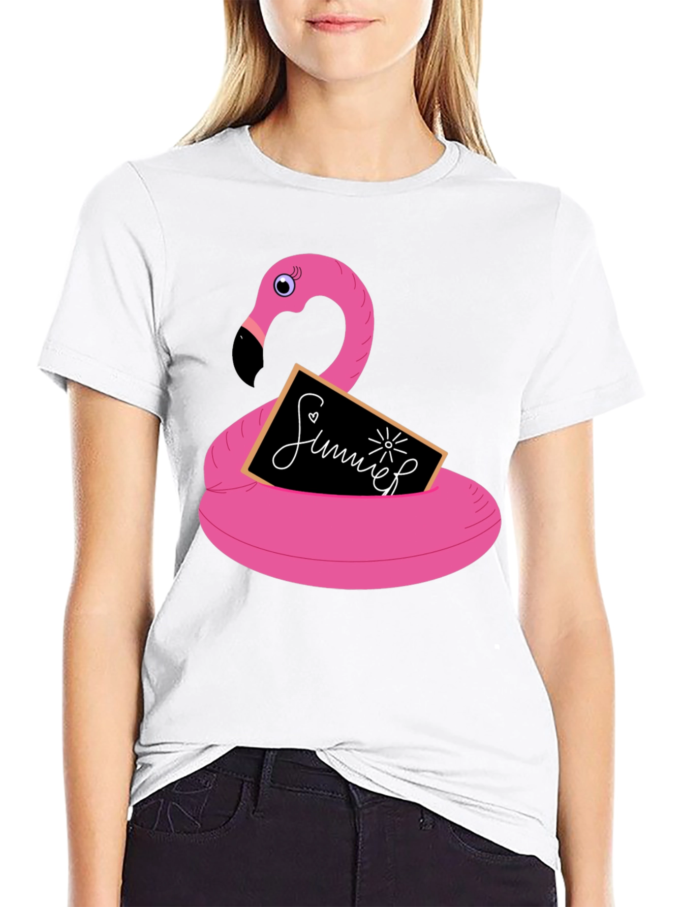 Summer Flamingo Graphic Tee