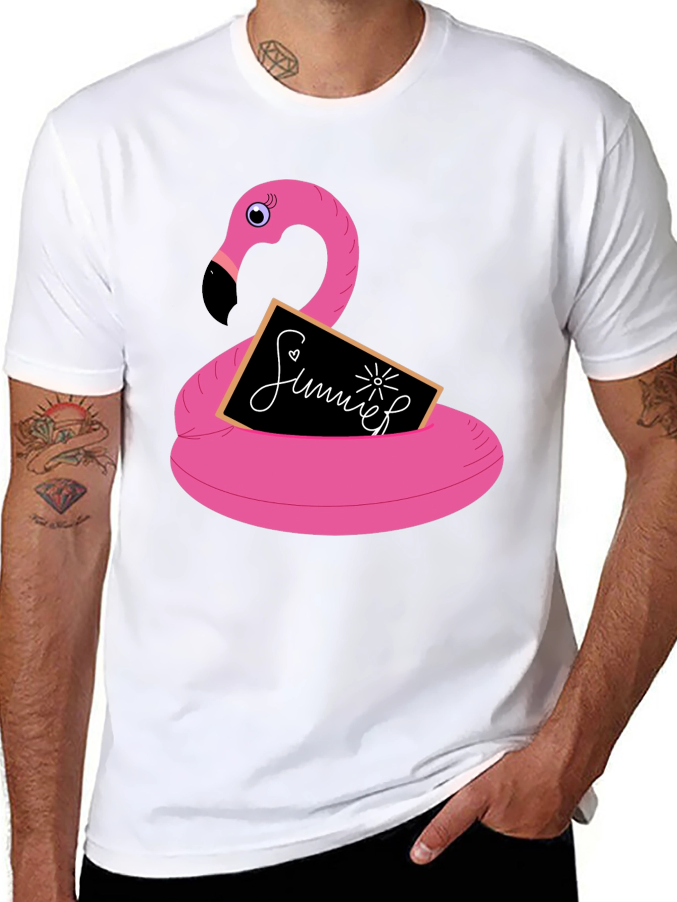Summer Flamingo Graphic Tee