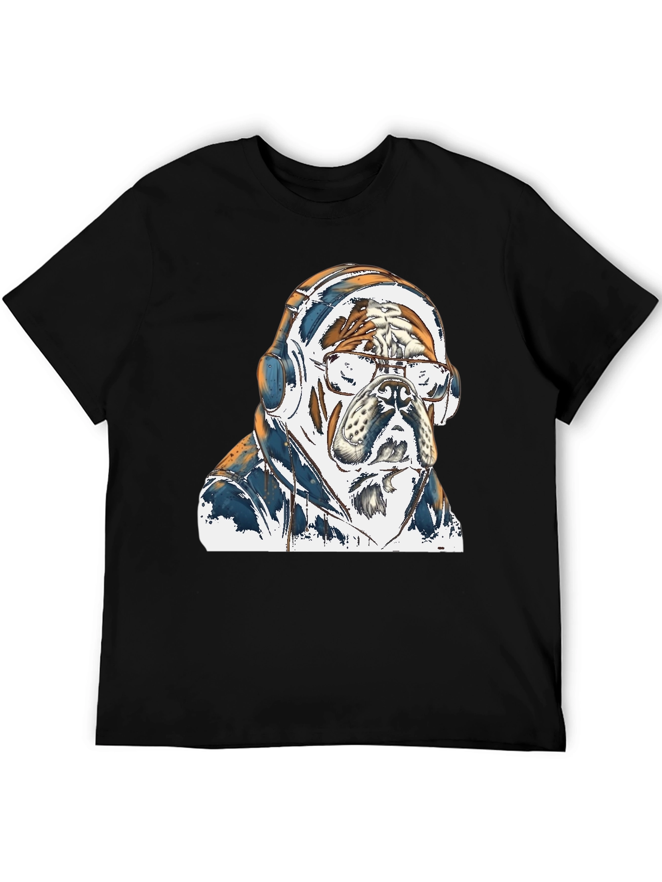 Bulldog DJ Graphic Tee - Cool & Stylish