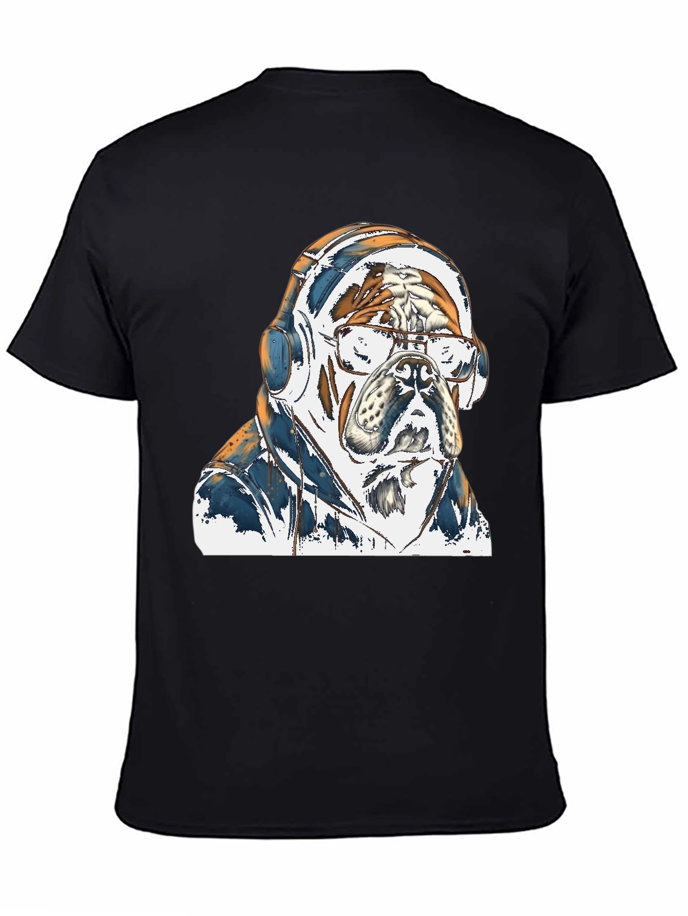 Bulldog DJ Graphic Tee - Cool & Stylish