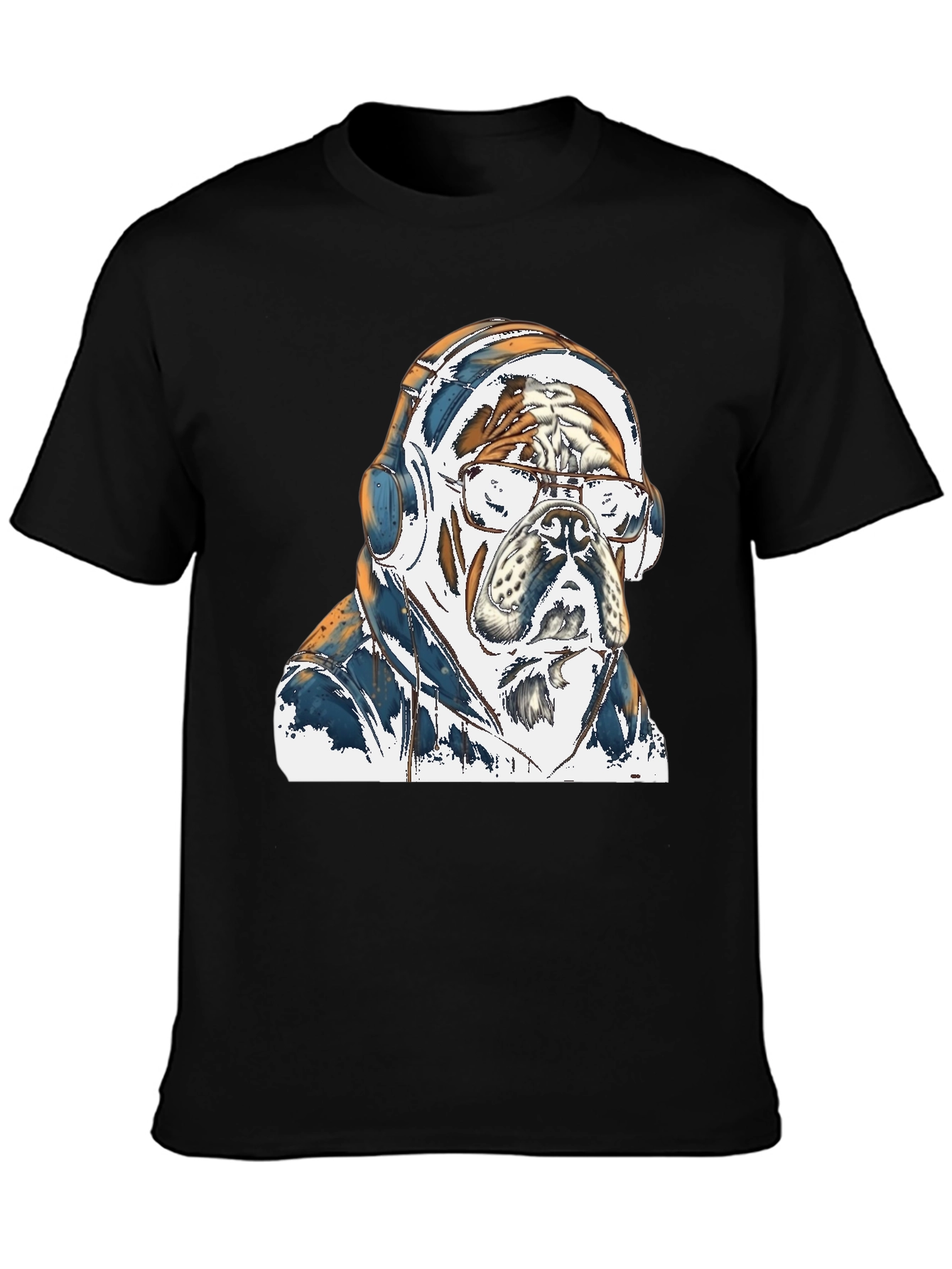 Bulldog DJ Graphic Tee - Cool & Stylish