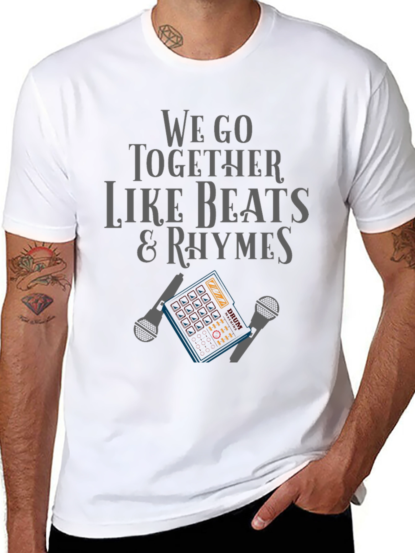 Beats & Rhymes Graphic Tee