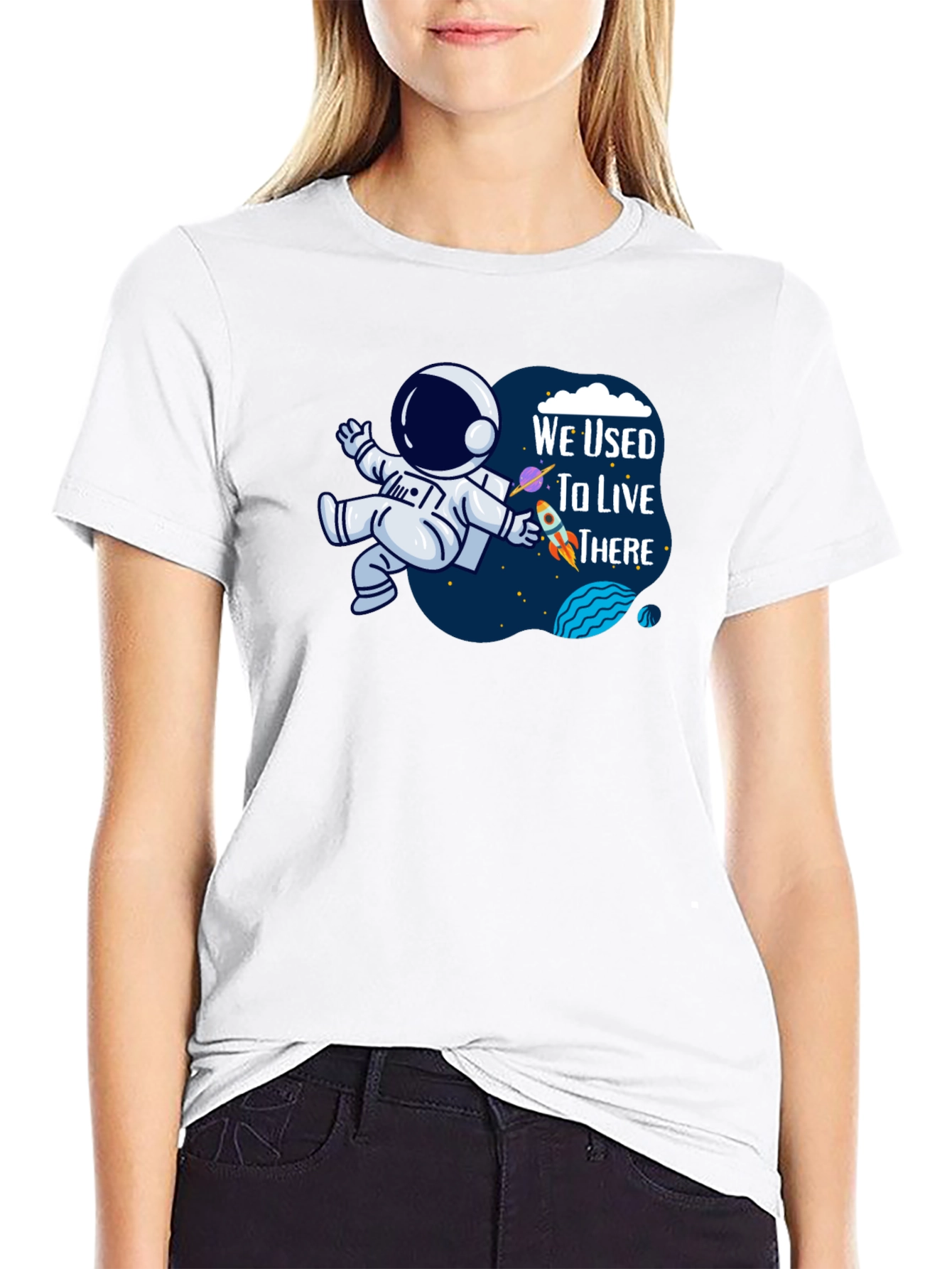 Astronaut Graphic Tee - We Used To Live There