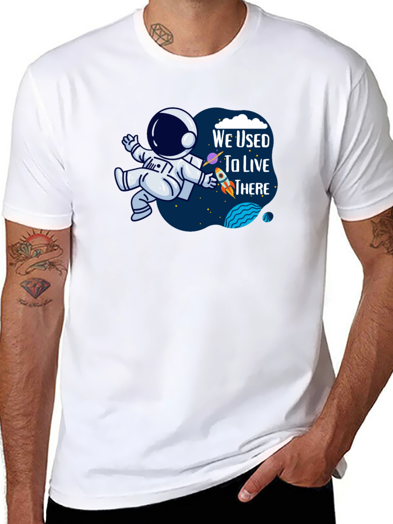 Astronaut Graphic Tee - We Used To Live There