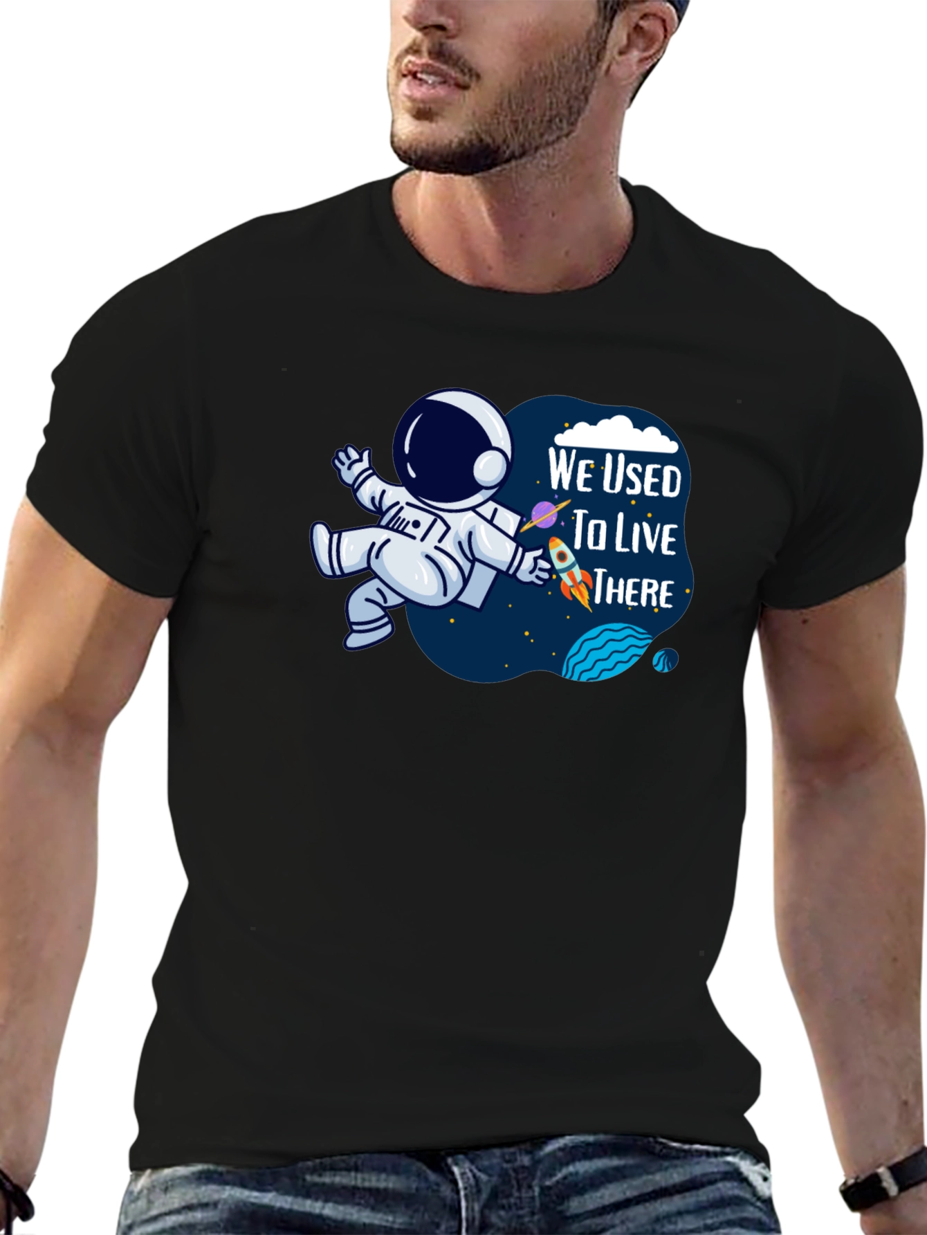 Astronaut Graphic Tee - We Used To Live There