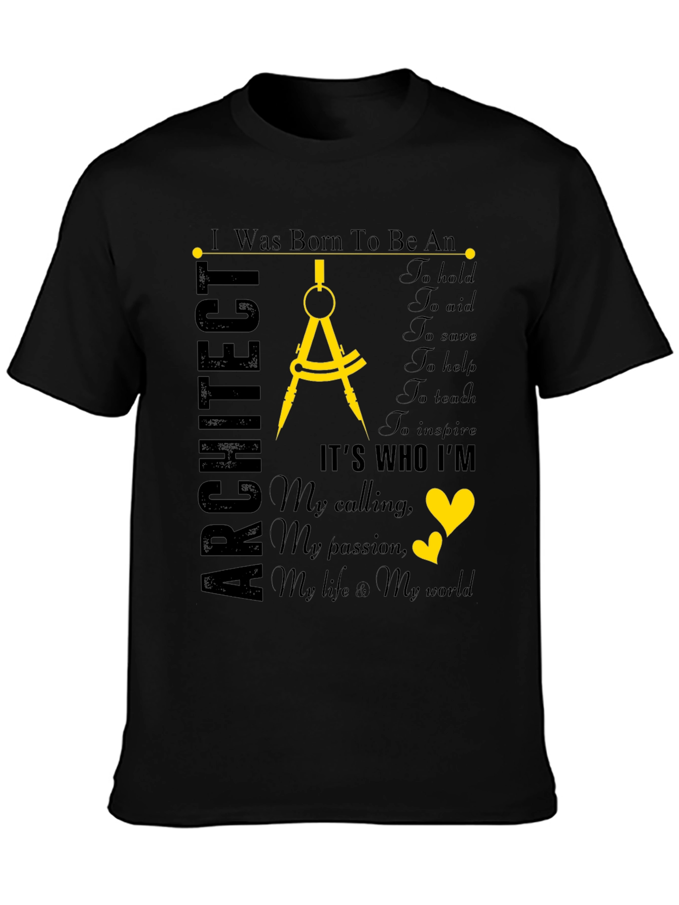 Architect Profession T-Shirt: Born to Design