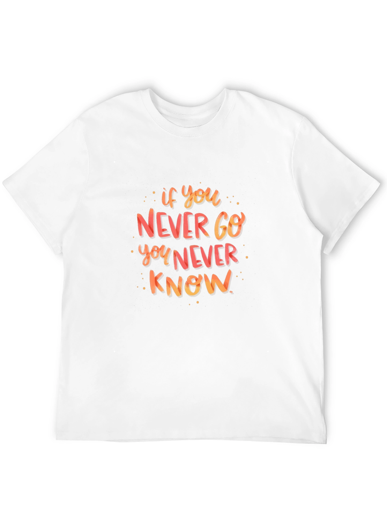 Inspirational Quote Graphic Tee - Black Cotton T-Shirt