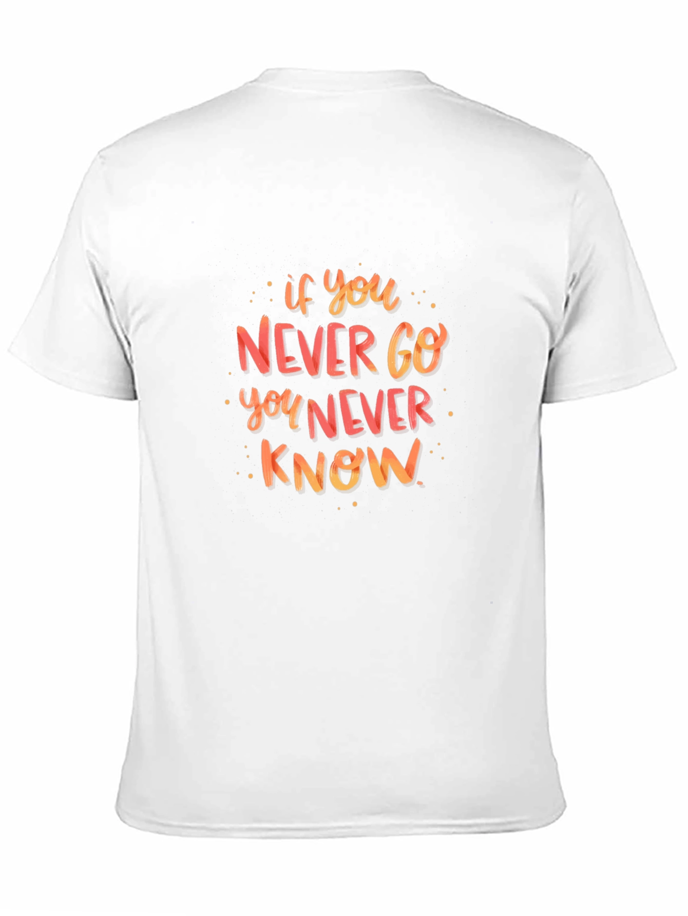 Inspirational Quote Graphic Tee - Black Cotton T-Shirt
