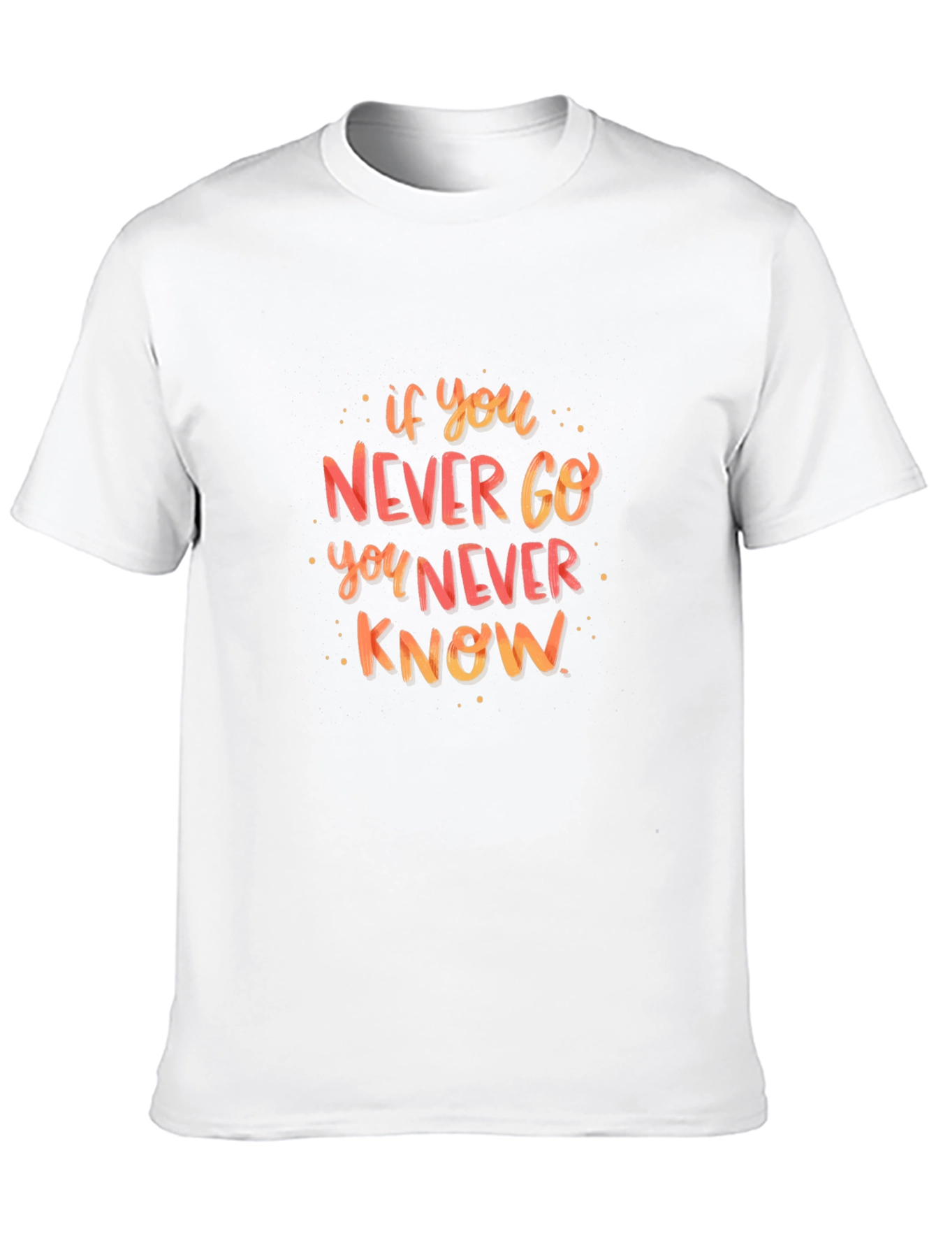 Inspirational Quote Graphic Tee - Black Cotton T-Shirt