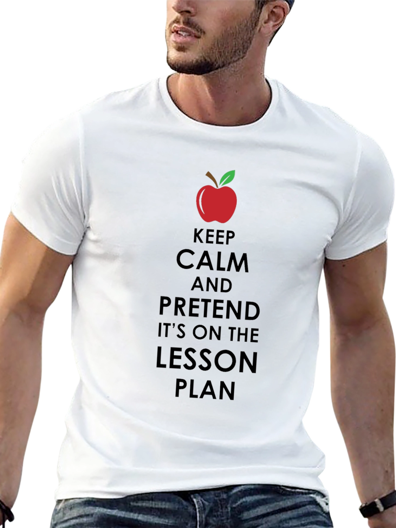 Keep Calm Teacher T-Shirt - Funny Lesson Plan Tee
