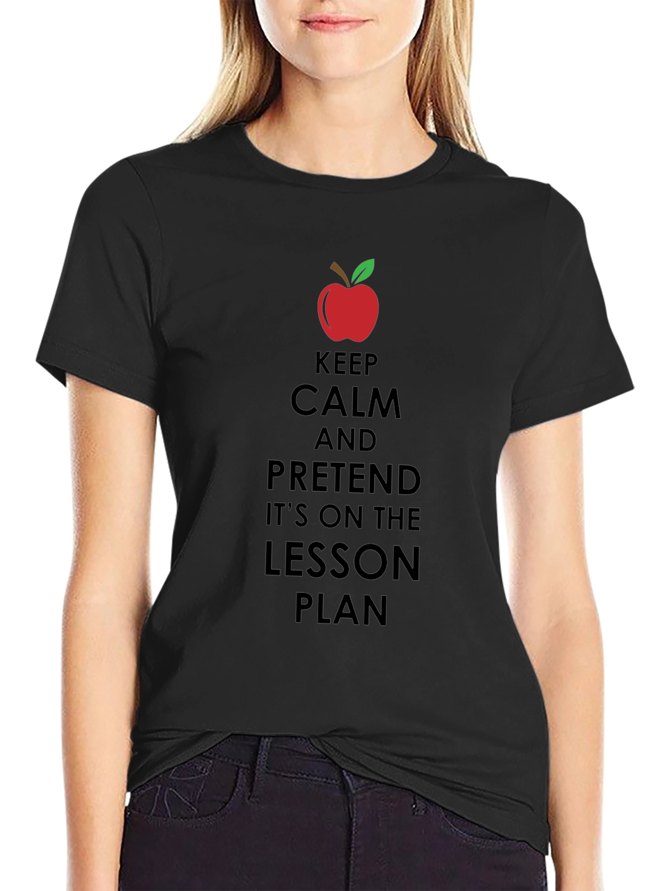 Keep Calm Teacher T-Shirt - Funny Lesson Plan Tee