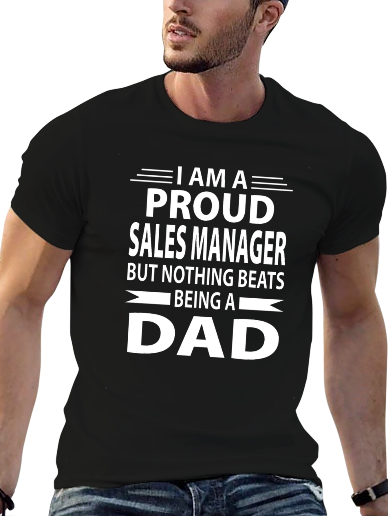 Proud Sales Manager Dad T-Shirt