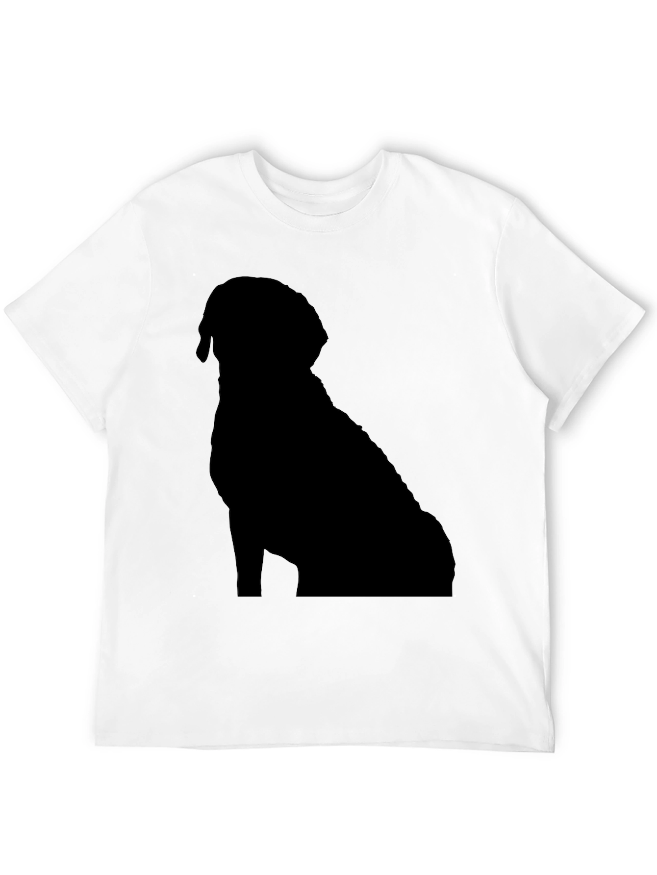 Black Dog Silhouette Graphic Tee