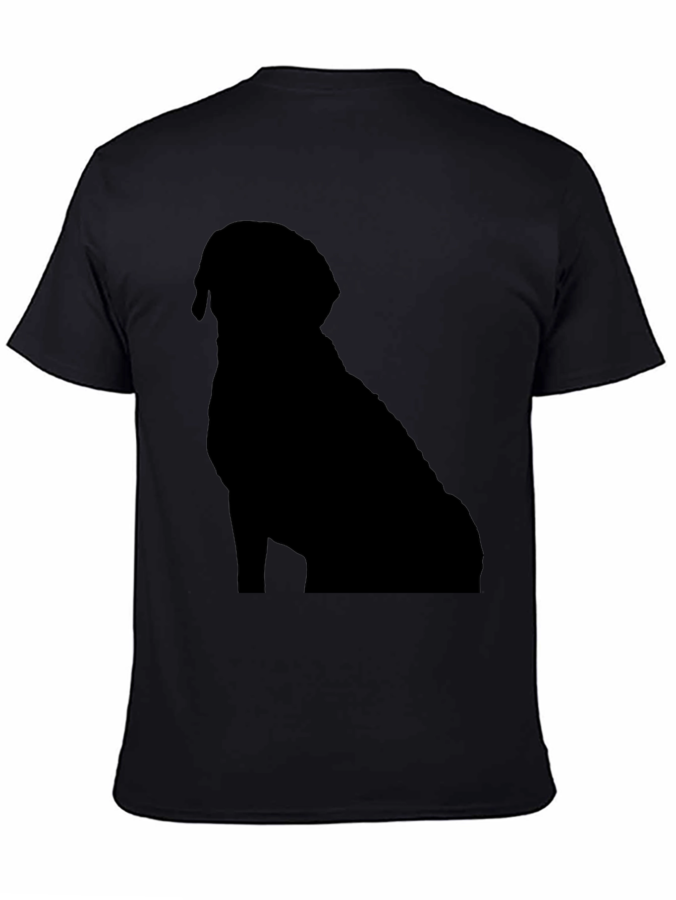 Black Dog Silhouette Graphic Tee