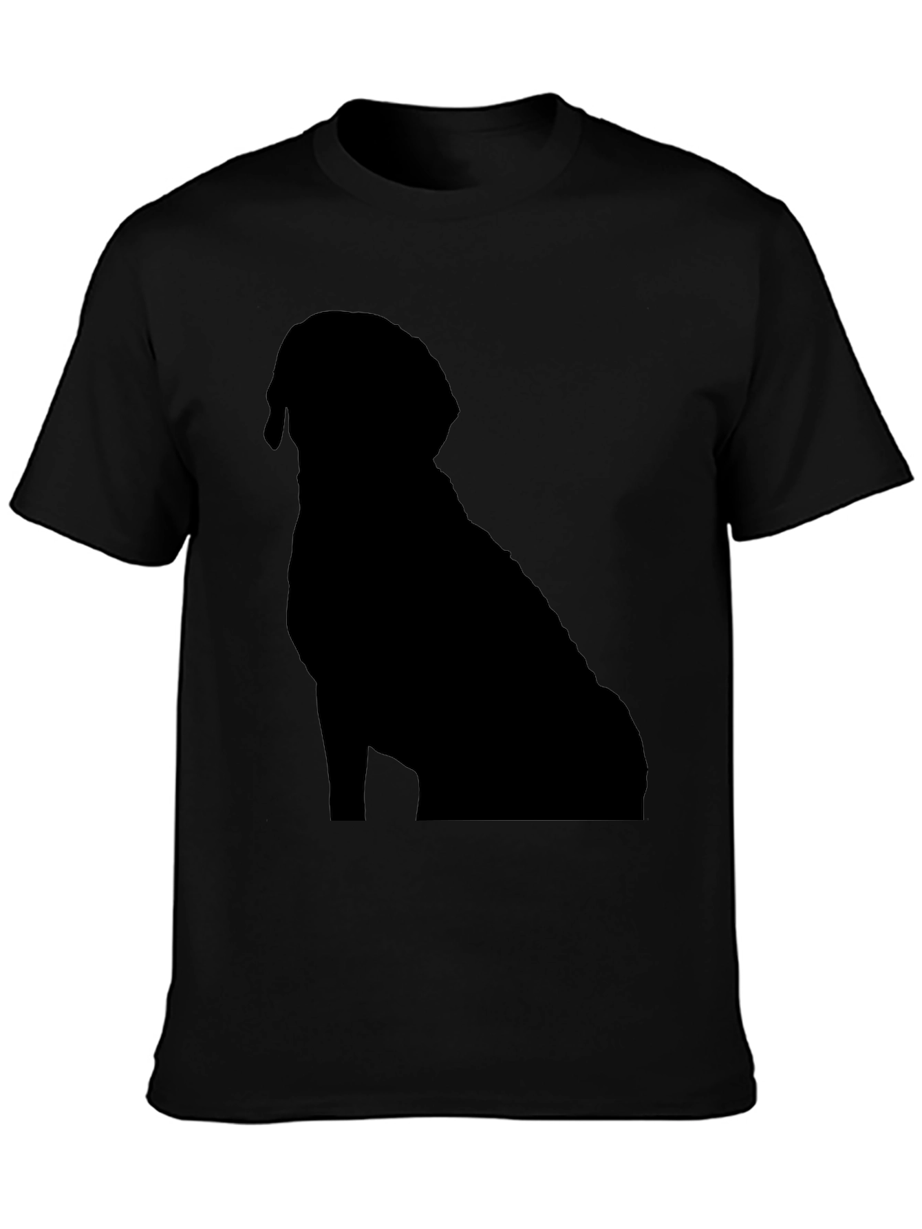 Black Dog Silhouette Graphic Tee