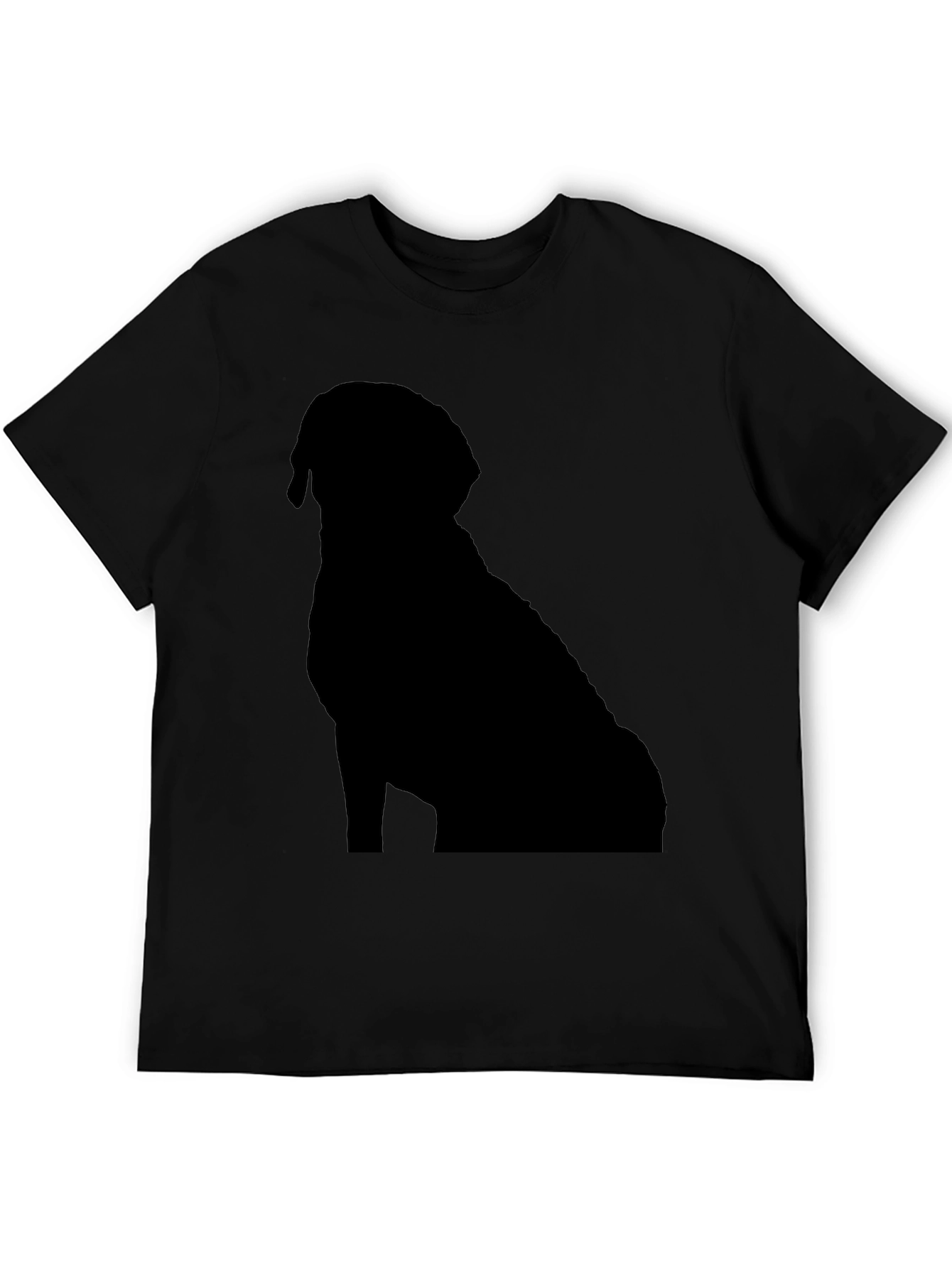 Black Dog Silhouette Graphic Tee