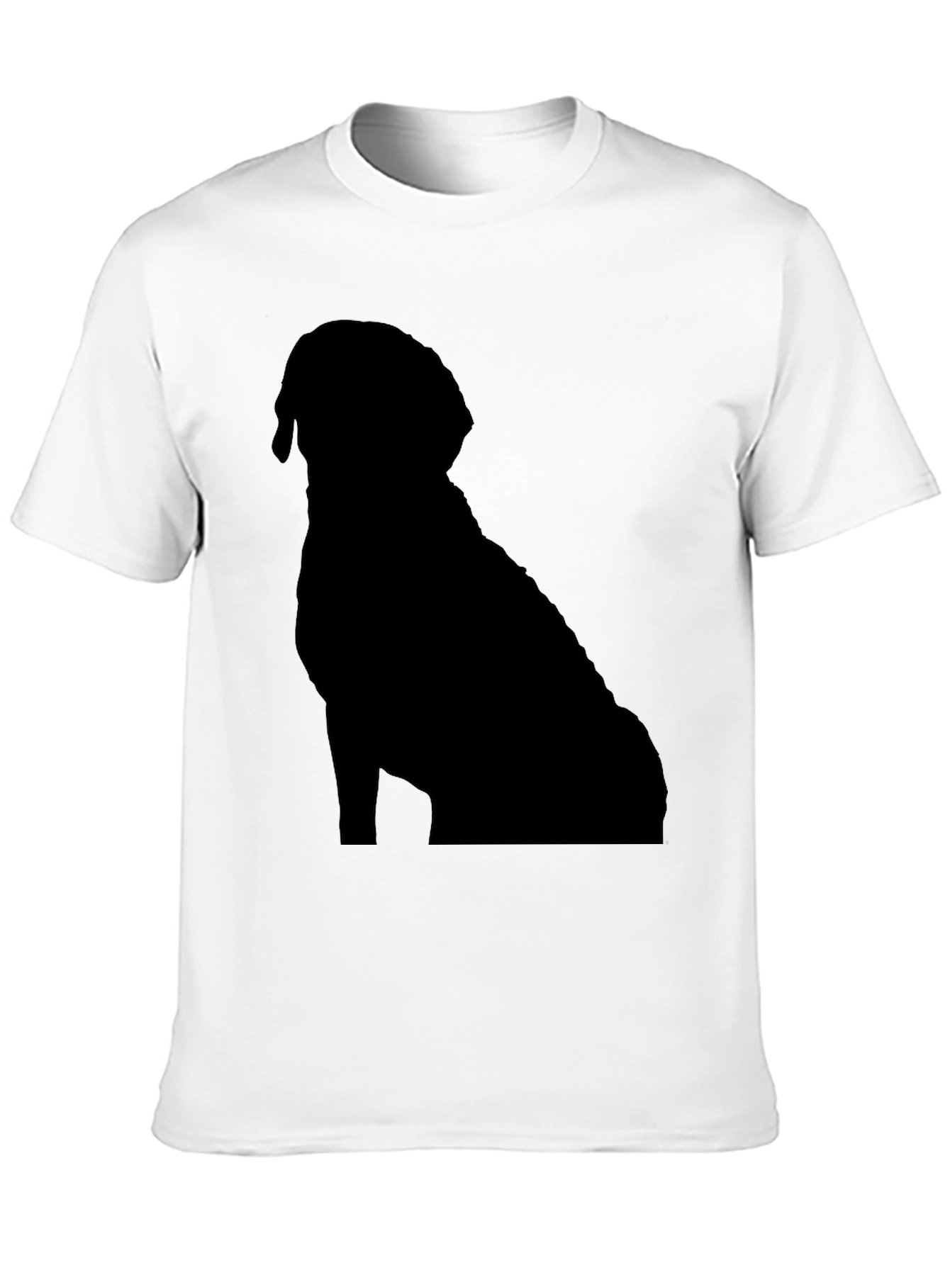 Black Dog Silhouette Graphic Tee